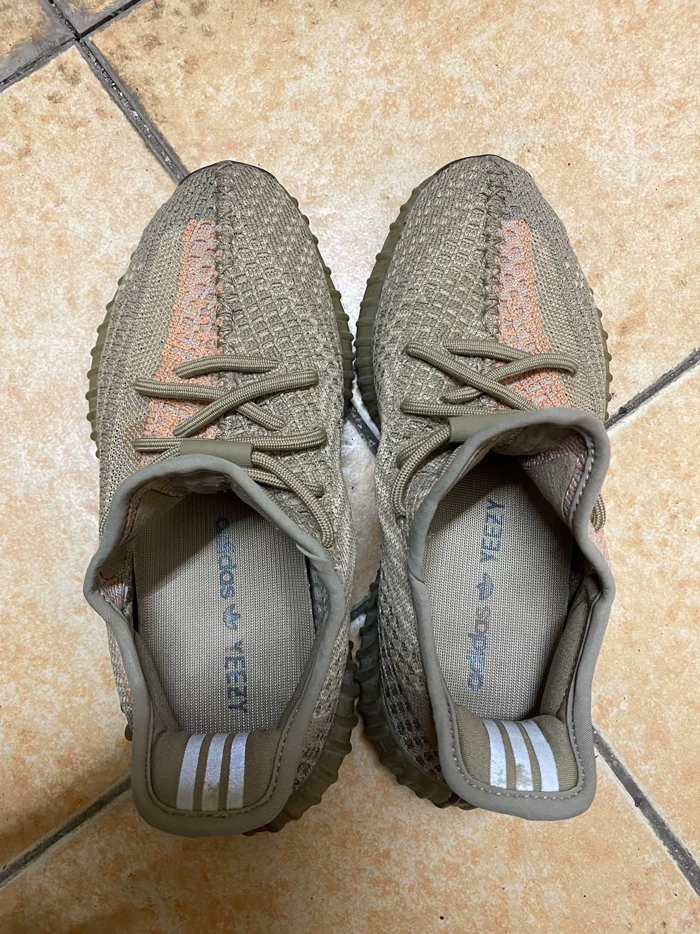 Adidas Adidas YEEZY350 Orange Lowtop Sneakers S Men Size US 10 / EU 43 - 2 Thumbnail