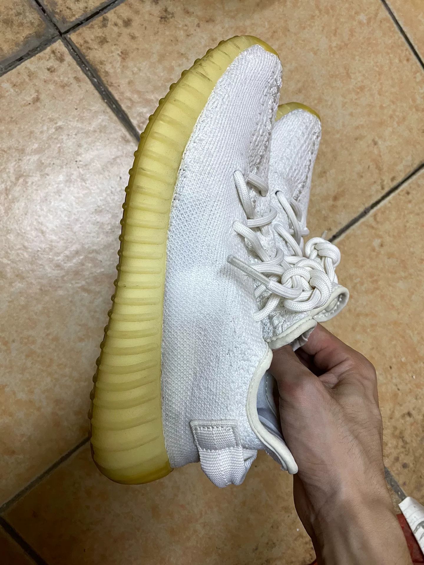 Adidas Adidas YEEZY350 White Lowtop Sneakers 36 Men Size US 5 / EU 37 - 6 Thumbnail