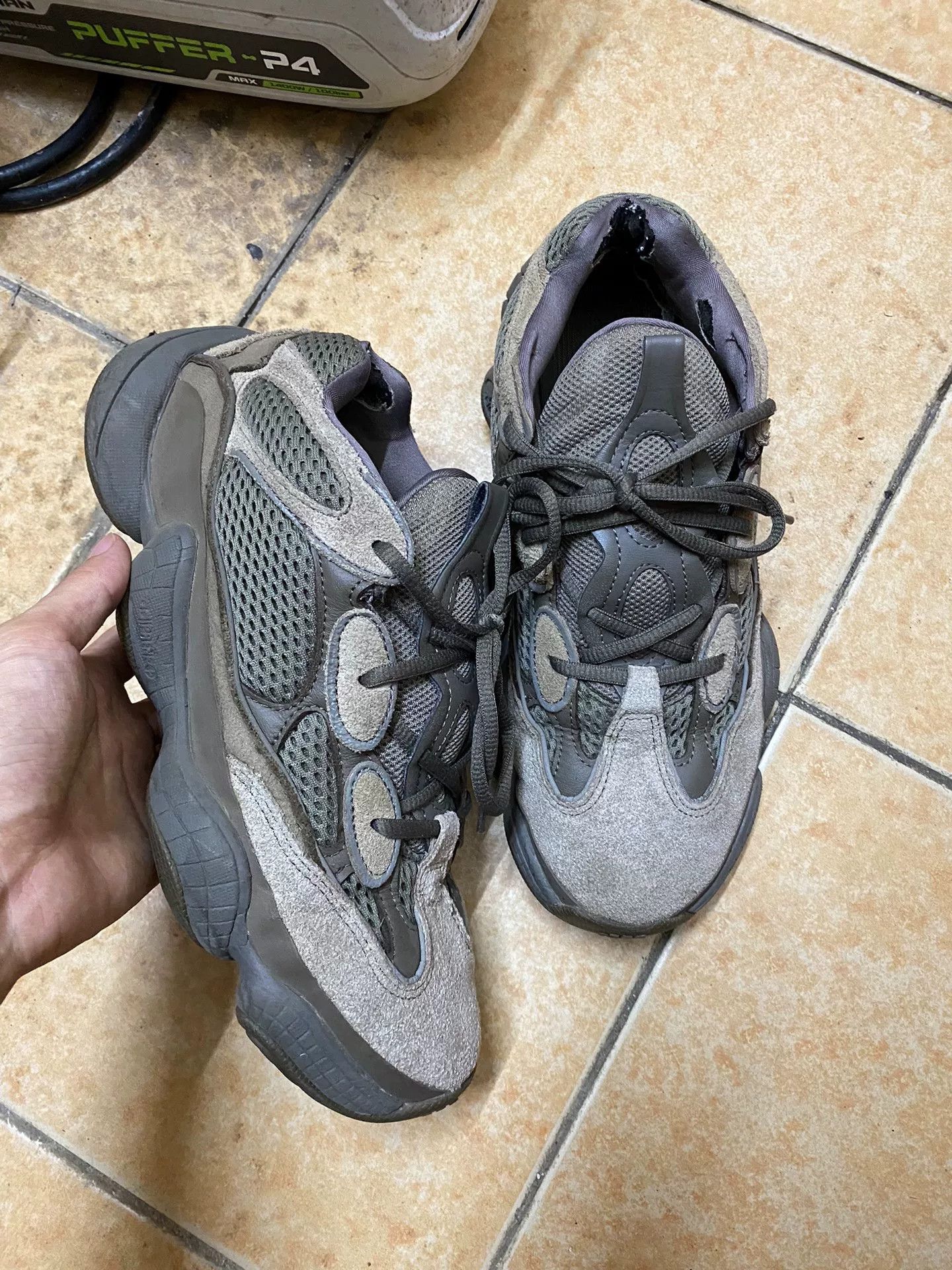 Adidas Adidas YEEZY500 Brown Lowtop Sneakers 42 Men Size US 9 / EU 42 - 2 Thumbnail