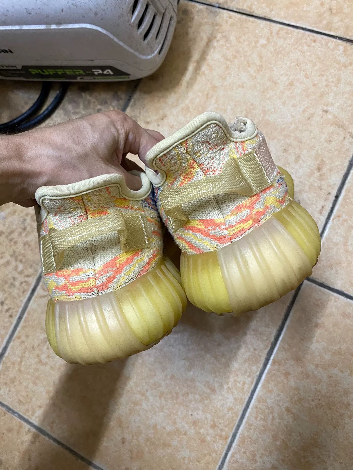 Adidas Adidas YEEZY350 Yellow Lowtop Sneakers 40 Men Size US 7.5 / EU 40-41 - 3 Thumbnail