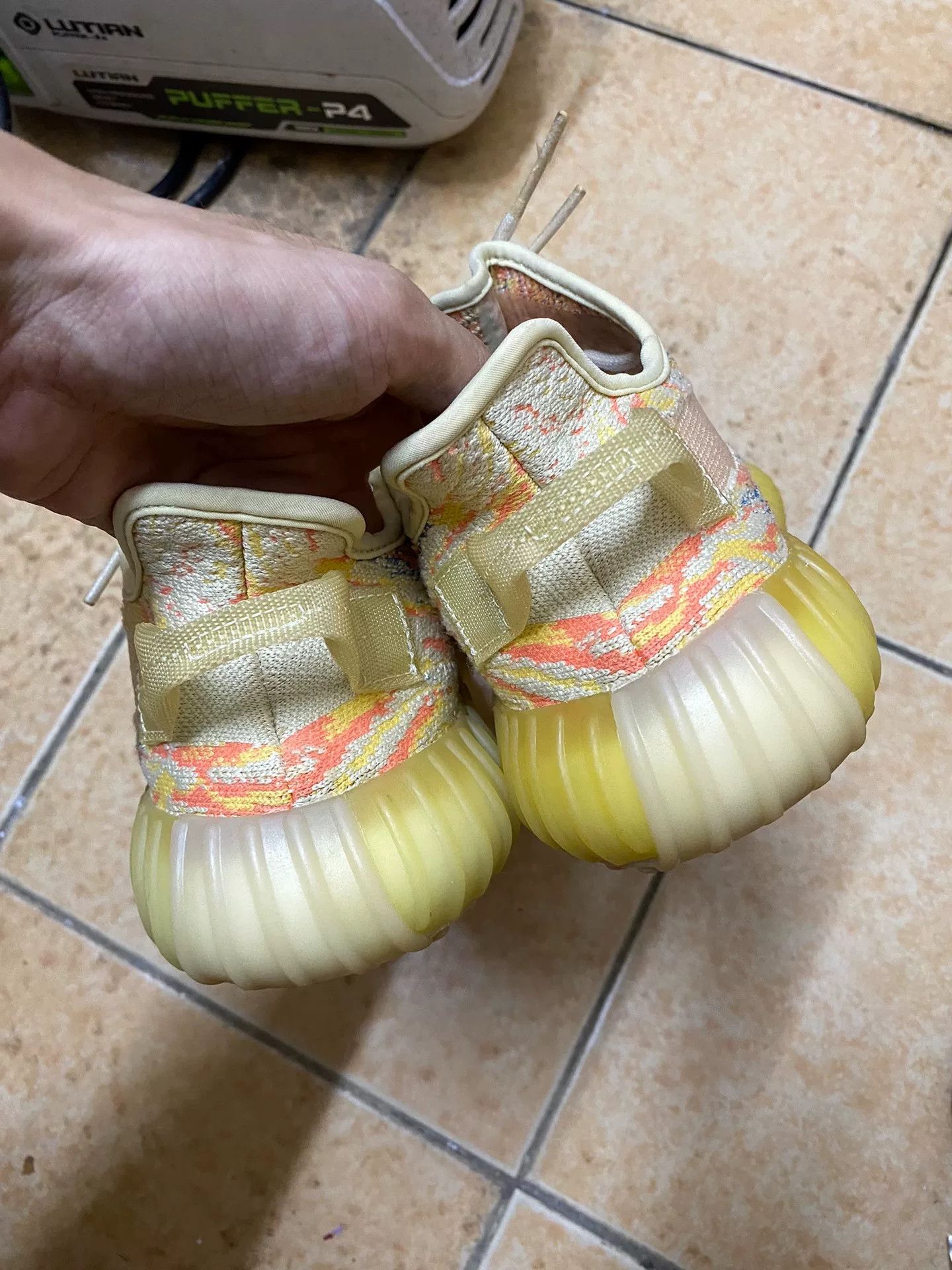 Adidas Adidas YEEZY350 Yellow Lowtop Sneakers 40 Men Size US 7.5 / EU 40-41 - 3 Thumbnail