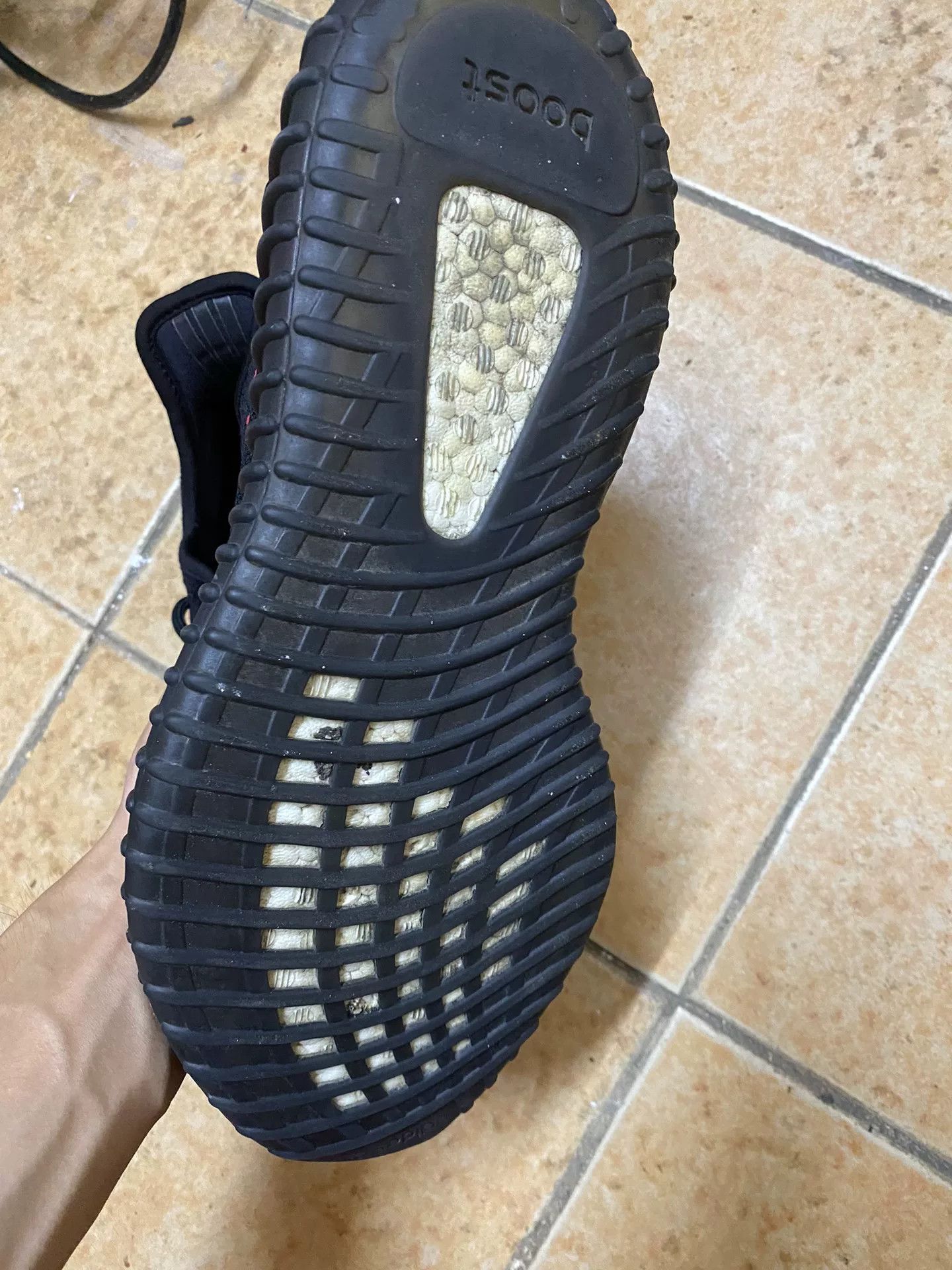Adidas Adidas YEEZY350 Black Lowtop Sneakers 42 Men Size US 9 / EU 42 - 7 Thumbnail