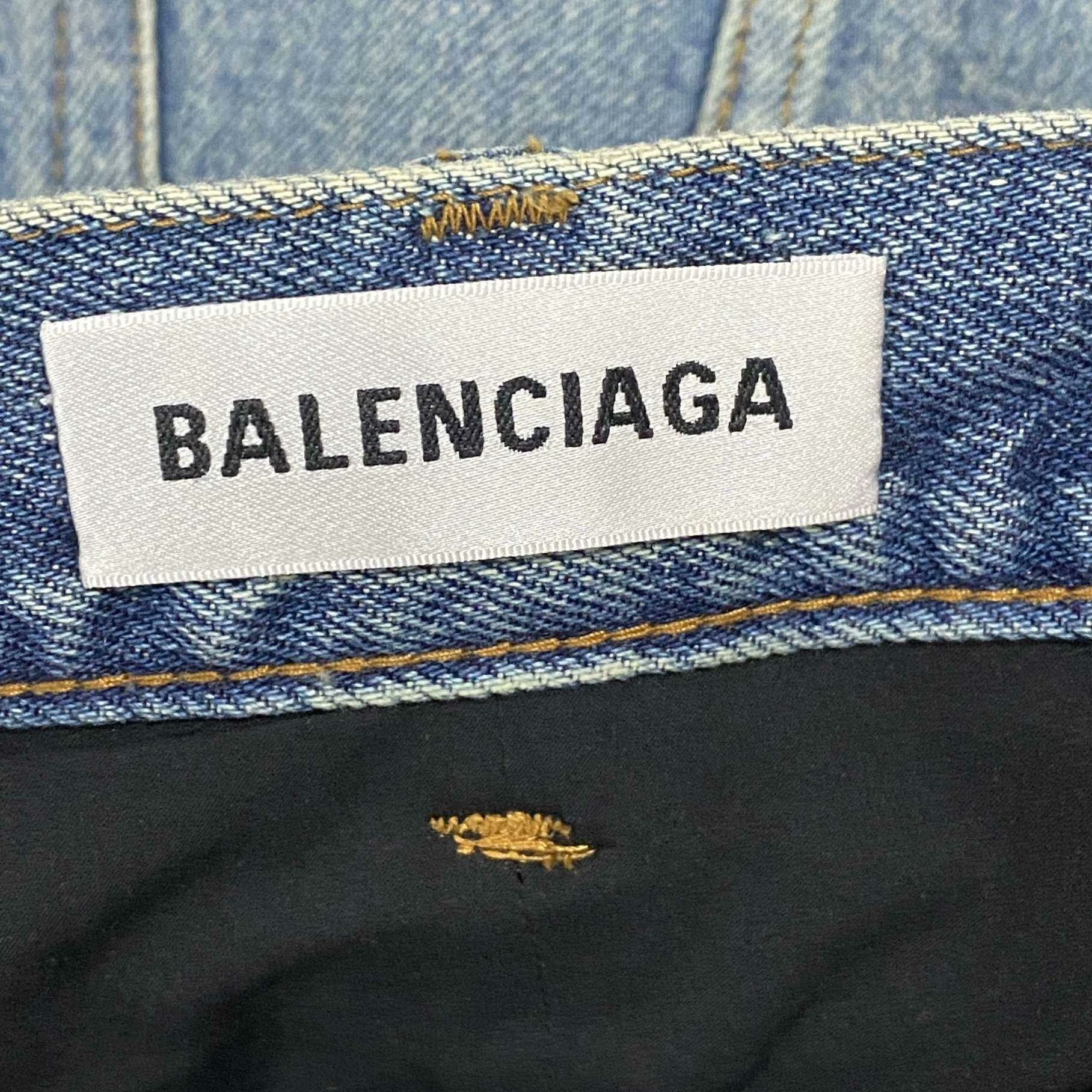 Balenciaga Balenciaga Denim Skirt 30 Women Size 30" / US 8 / IT 44 - 5 Thumbnail