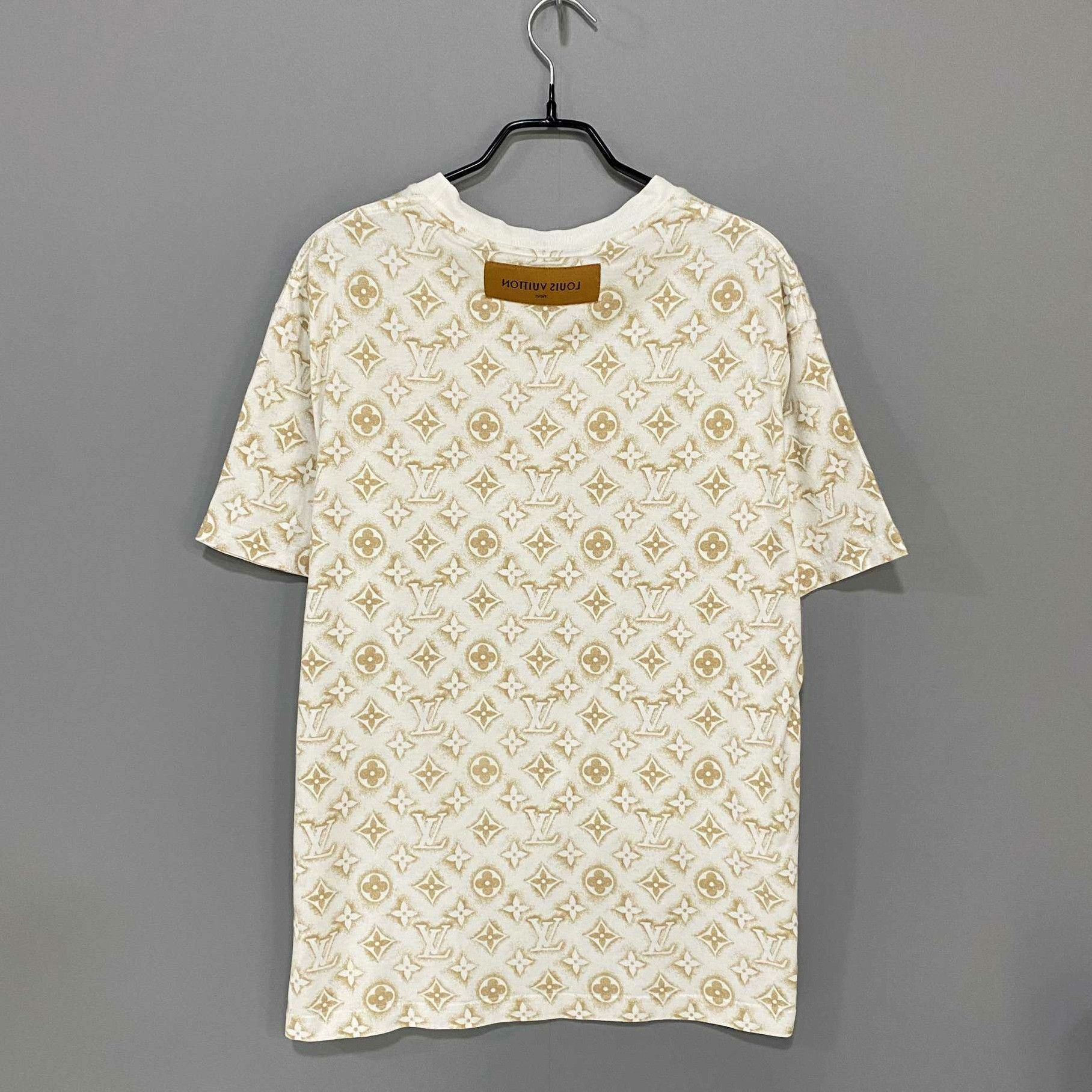 Louis Vuitton Louis Vuitton Retro Beige T-Shirt s Men Size US S / EU 44-46 / 1 - 3 Thumbnail