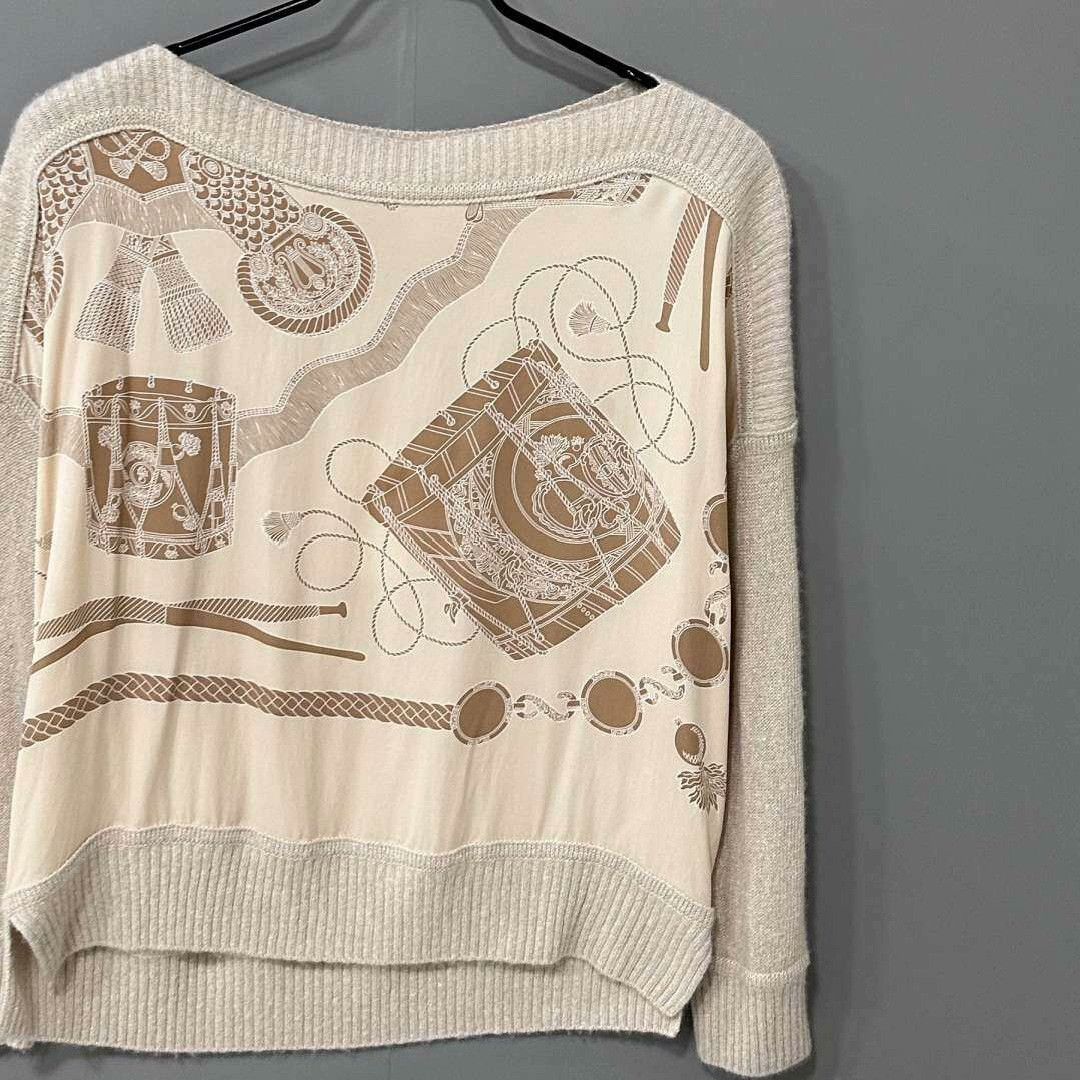 Hermes Hermes Knit Printed Sweater it_36 Women Size XS / US 0-2 / IT 36-38 - 3 Thumbnail