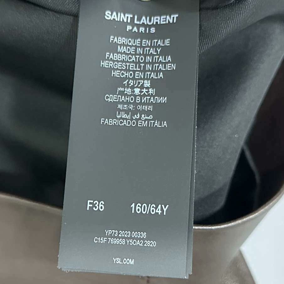 Saint Laurent Paris Saint Laurent Paris Black Skirt Women Size 28" / US 6 / IT 42 - 4 Thumbnail
