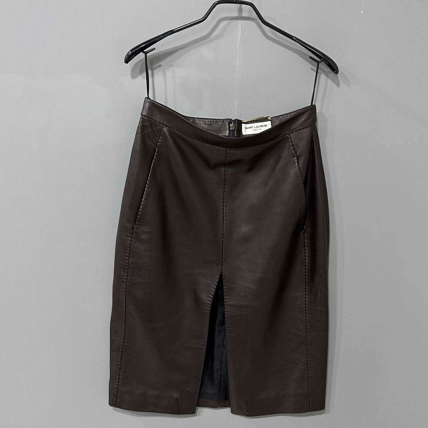 Saint Laurent Paris Saint Laurent Paris Black Skirt Women Size 28" / US 6 / IT 42 - 3 Thumbnail