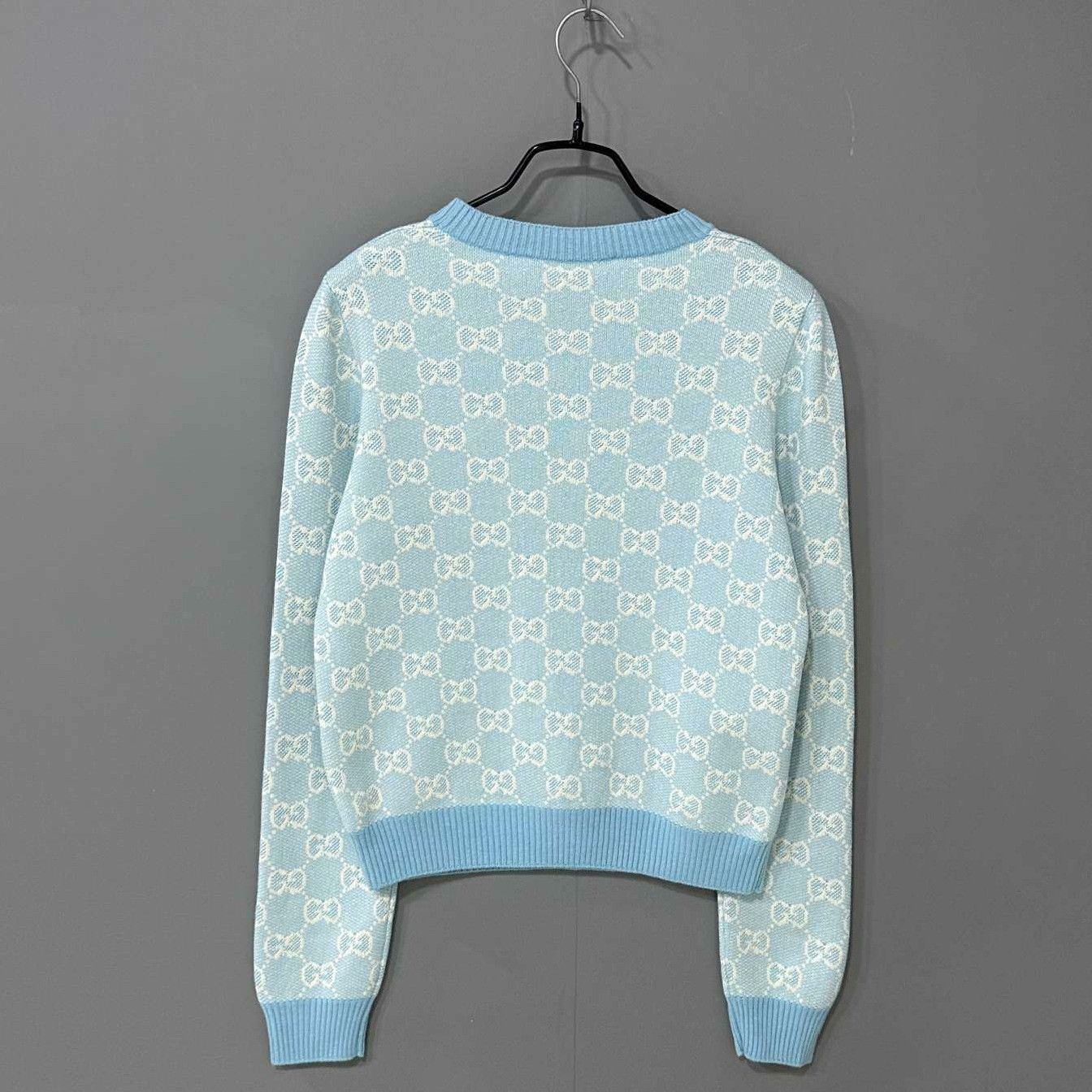 Gucci Gucci Knit Blue Sweater M Women Size M / US 6-8 / IT 42-44 - 3 Thumbnail
