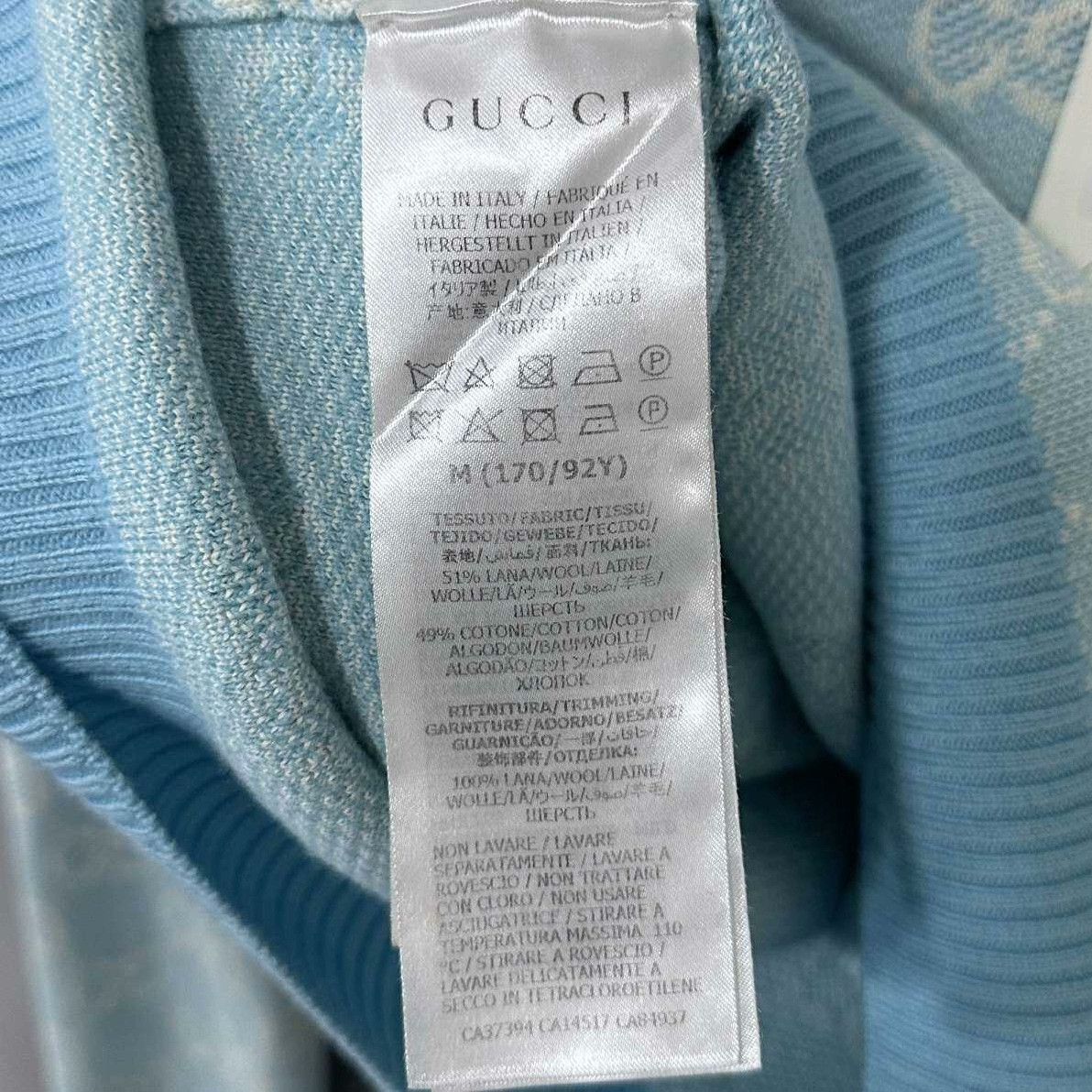 Gucci Gucci Knit Blue Sweater M Women Size M / US 6-8 / IT 42-44 - 5 Thumbnail