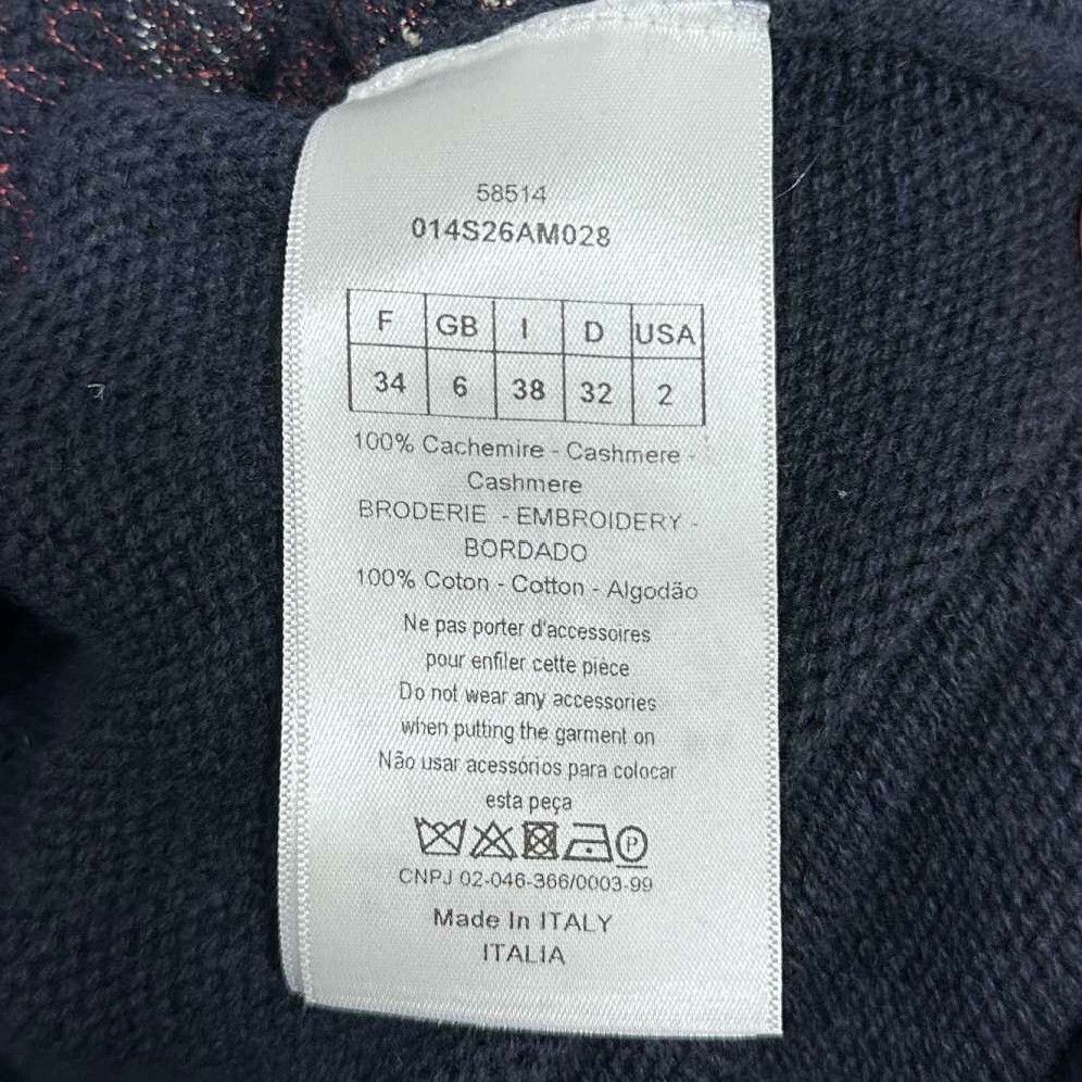 Dior Dior Retro Embroidered Sweater M Women Size M / US 6-8 / IT 42-44 - 7 Thumbnail