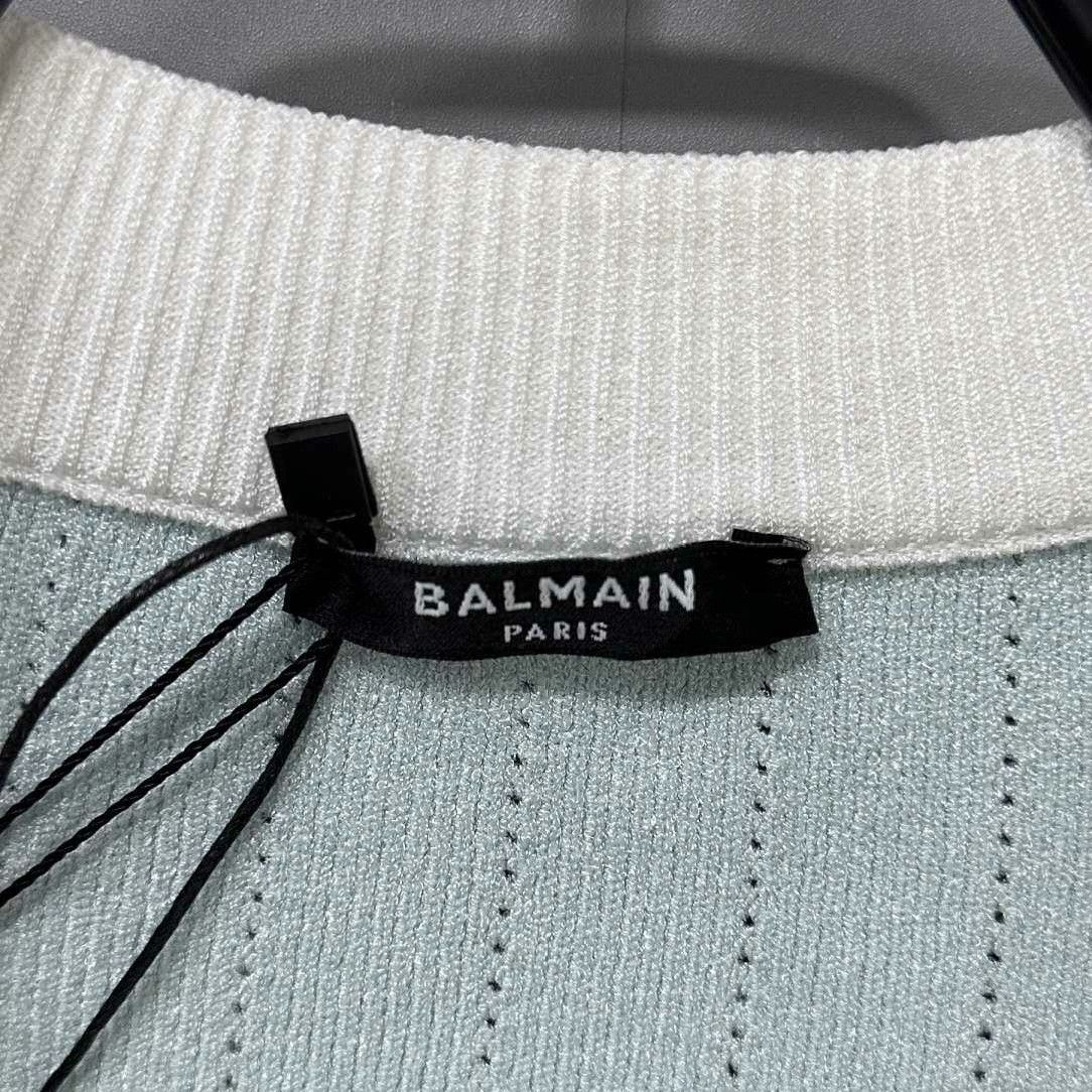 Balmain Balmain Blue Sweater it_34 Women Size XXS / US 00 / IT 34 - 5 Thumbnail