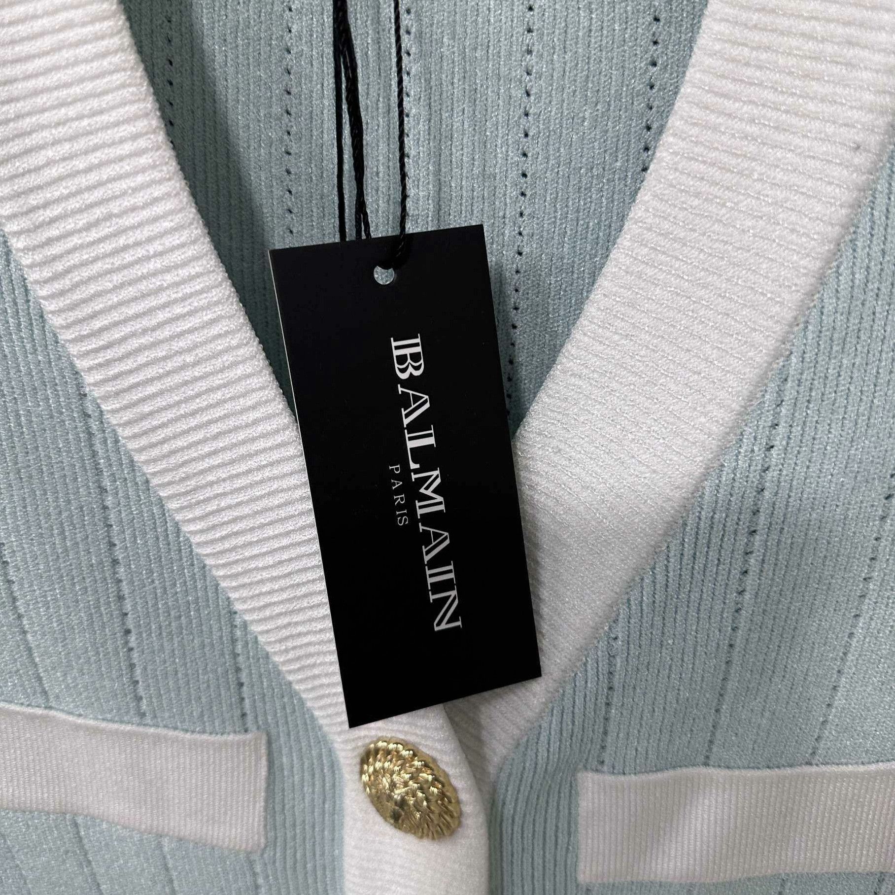 Balmain Balmain Blue Sweater it_34 Women Size XXS / US 00 / IT 34 - 7 Thumbnail