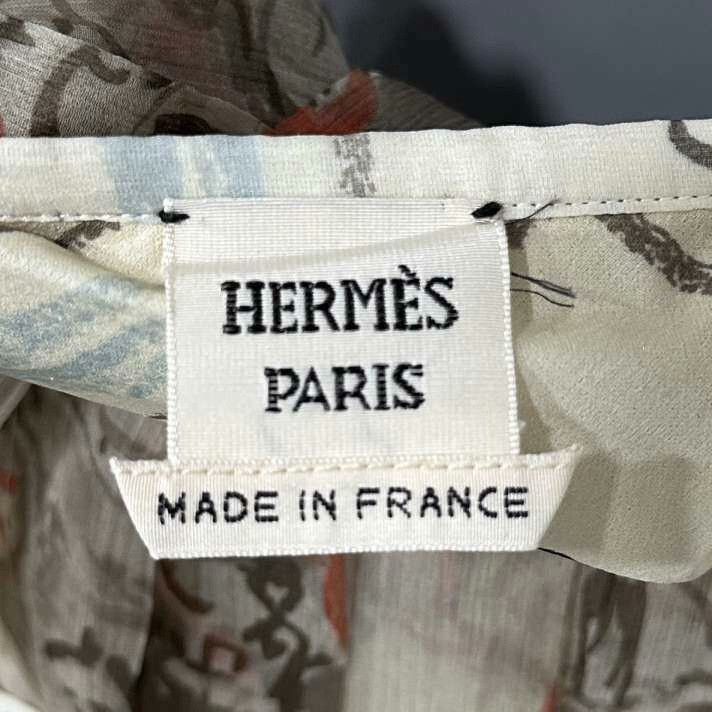 Hermes Hermes Silk Printed Skirt 36 Women Size 36" / US 14 / IT 50 - 4 Thumbnail