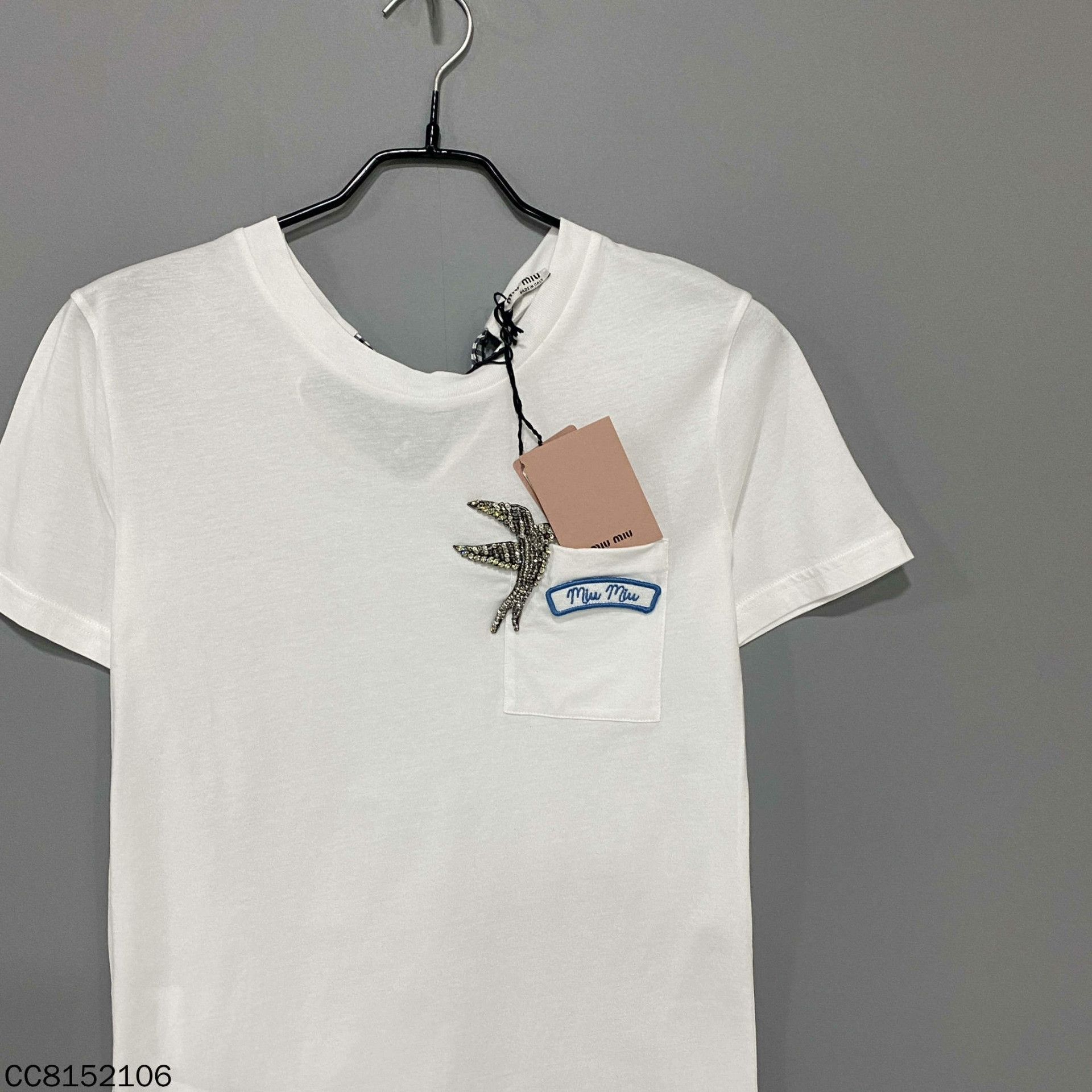 Miu Miu Miu Miu Retro White T-Shirt S Women Size S / US 4 / IT 40 - 3 Thumbnail