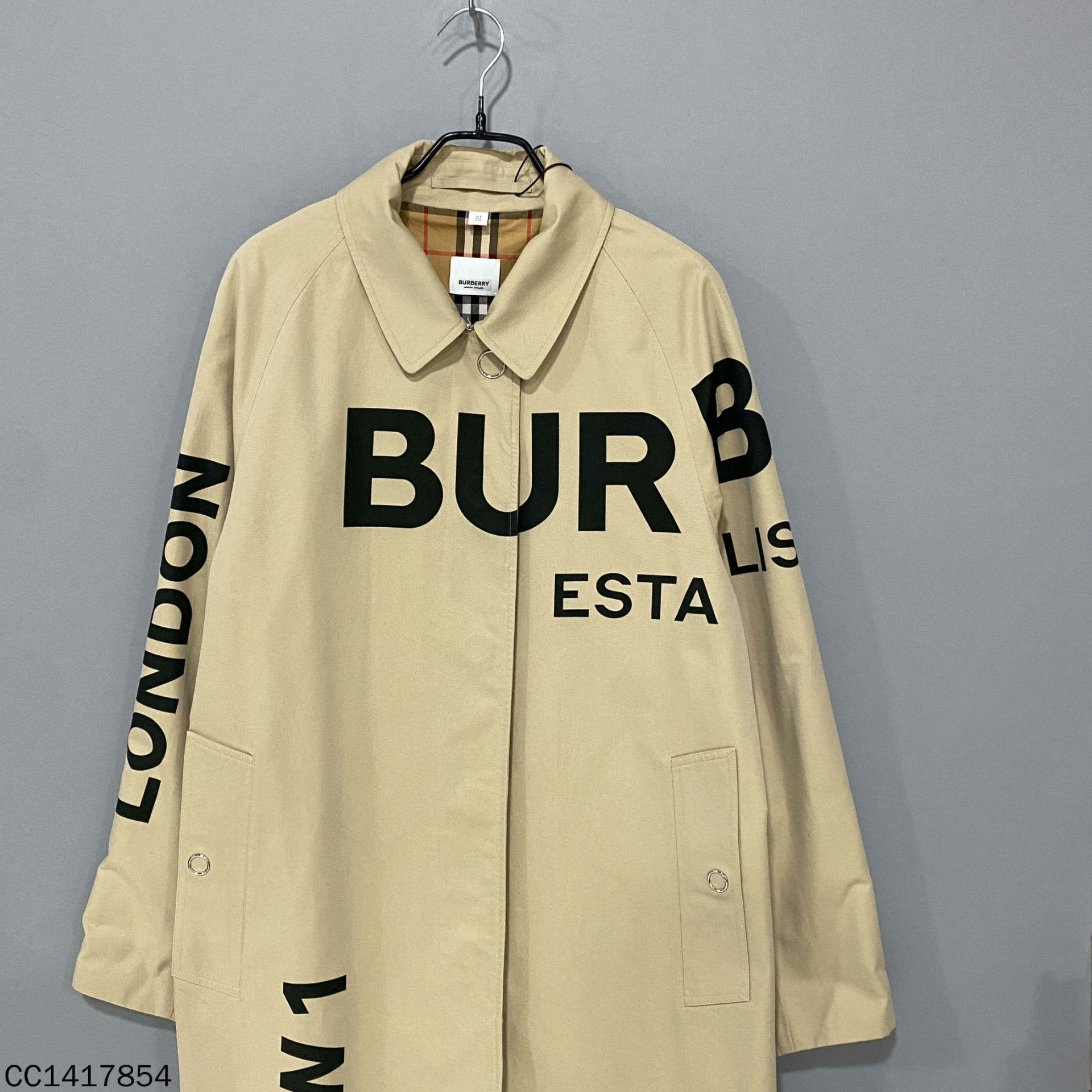 Burberry Burberry Plaid Beige Coat uk_8 Women Size S / US 4 / IT 40 - 2 Thumbnail