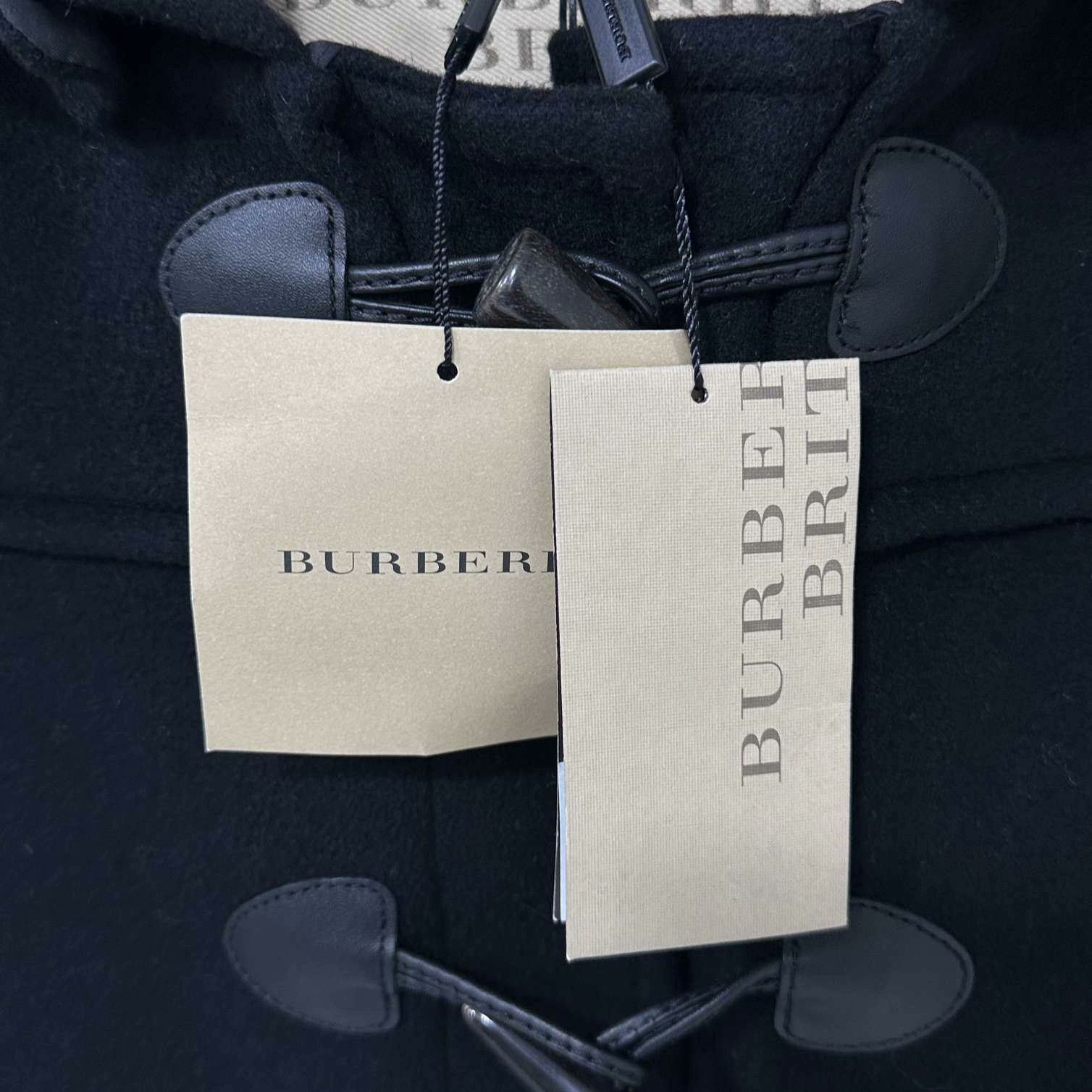 Burberry Burberry Wool Plaid Black Coat uk_4 Women Size XS / US 0-2 / IT 36-38 - 6 Thumbnail