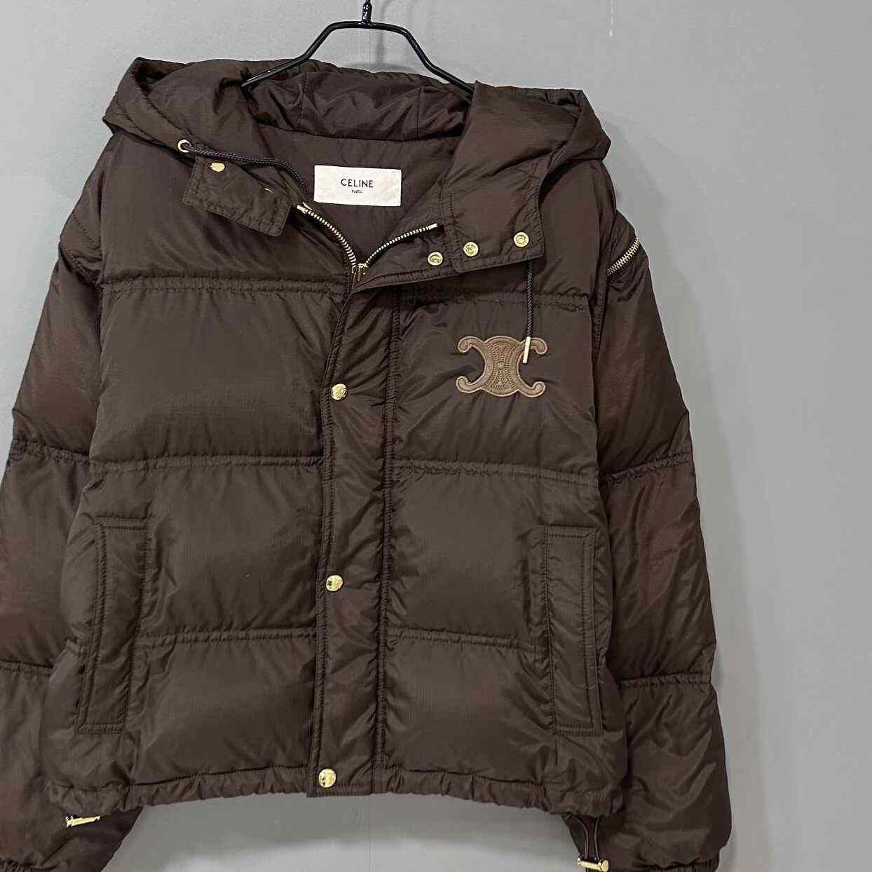 Celine Celine Retro Down Brown Down Jacket it_38 Women Size XS / US 0-2 / IT 36-38 - 2 Thumbnail
