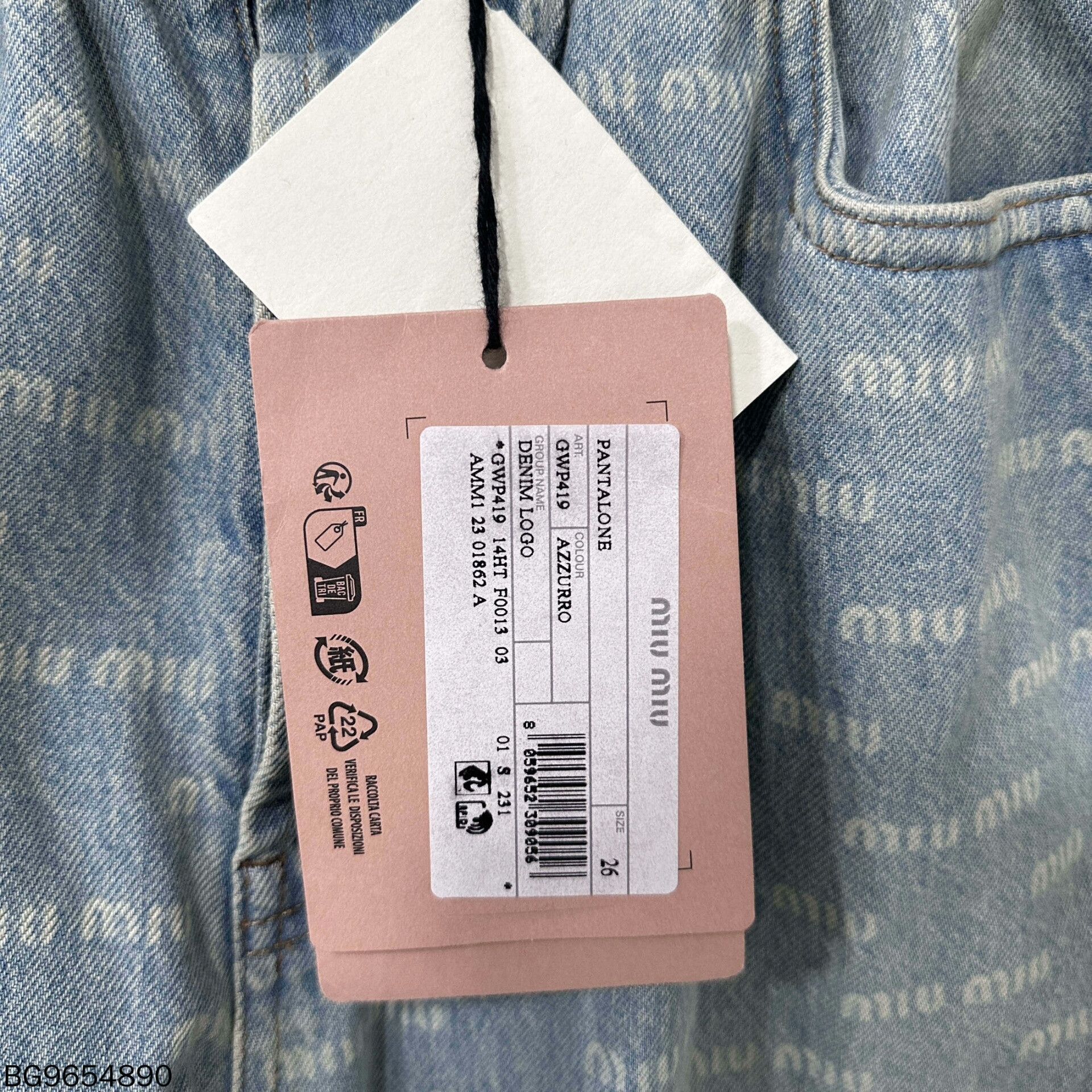 Miu Miu Miu Miu Denim Jeans 26 Women Size 26" / US 2 / IT 38 - 7 Thumbnail