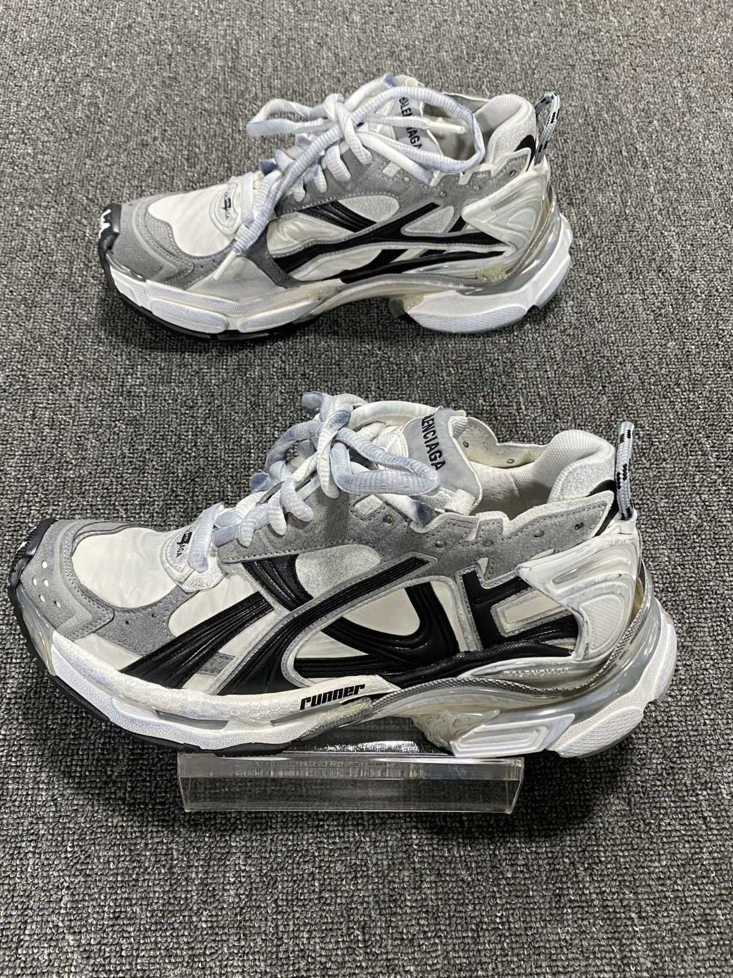 Balenciaga Balenciaga Running Gray Lowtop Sneakers 8.5 Men Size US 8.5 / EU 41-42 - 3 Thumbnail