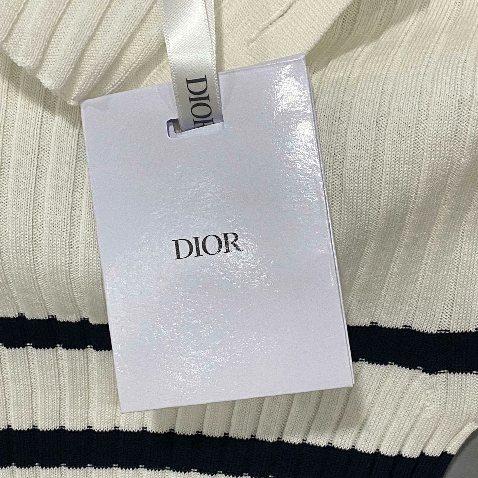 Dior Dior Knit Striped Gold Sweater it_34 Women Size XXS / US 00 / IT 34 - 5 Thumbnail