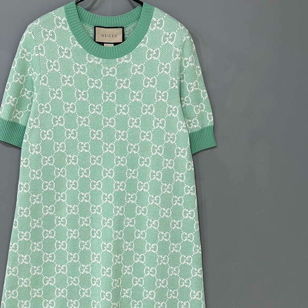 Gucci Gucci Green Dress M Women Size M / US 6-8 / IT 42-44 - 2 Thumbnail