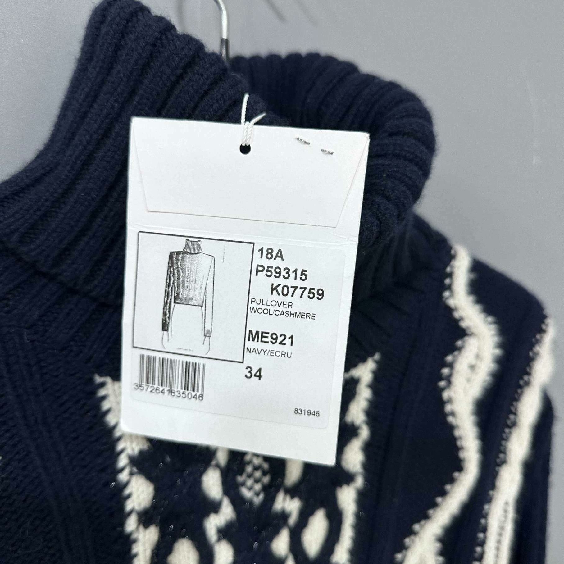 Chanel Chanel Knit Blue Sweater M Women Size M / US 6-8 / IT 42-44 - 4 Thumbnail