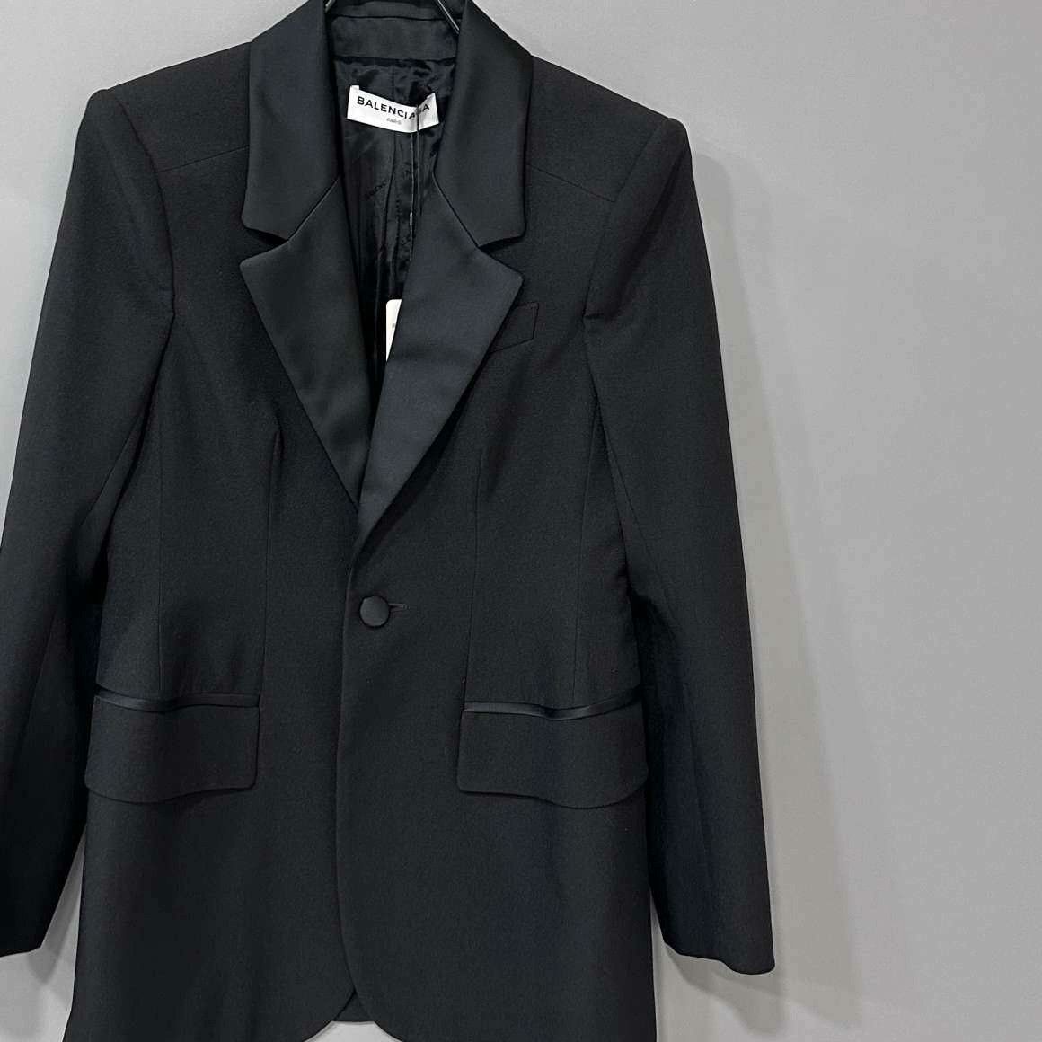 Balenciaga Balenciaga Formal Black Jacket M Women Size M / US 6-8 / IT 42-44 - 2 Thumbnail