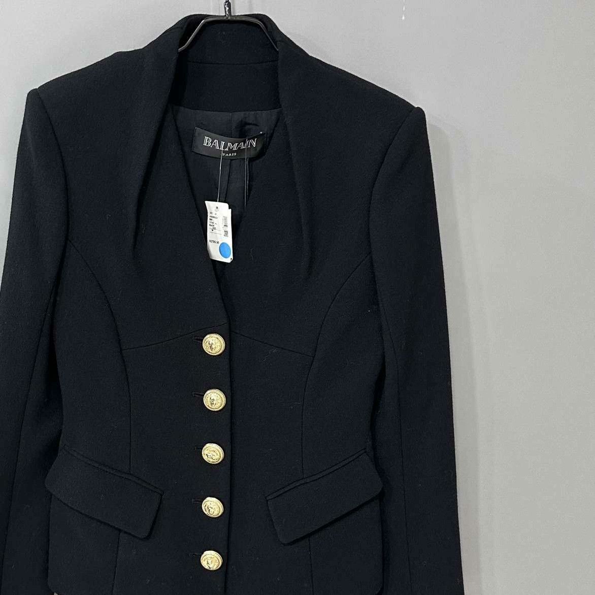 Balmain Balmain Formal Black Jacket 38 Women Size S / US 4 / IT 40 - 2 Thumbnail