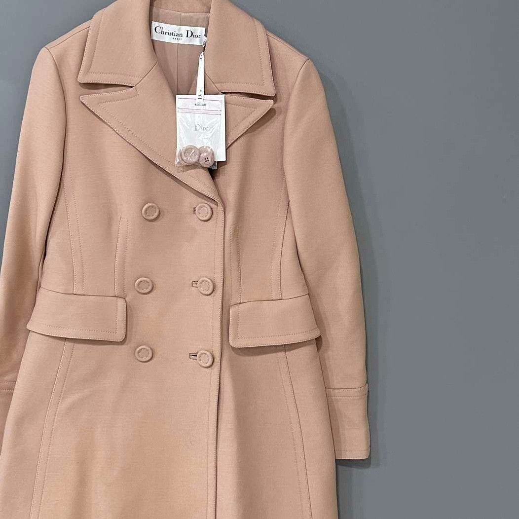 Dior Dior Wool Pink Coat it_38 Women Size XS / US 0-2 / IT 36-38 - 2 Thumbnail
