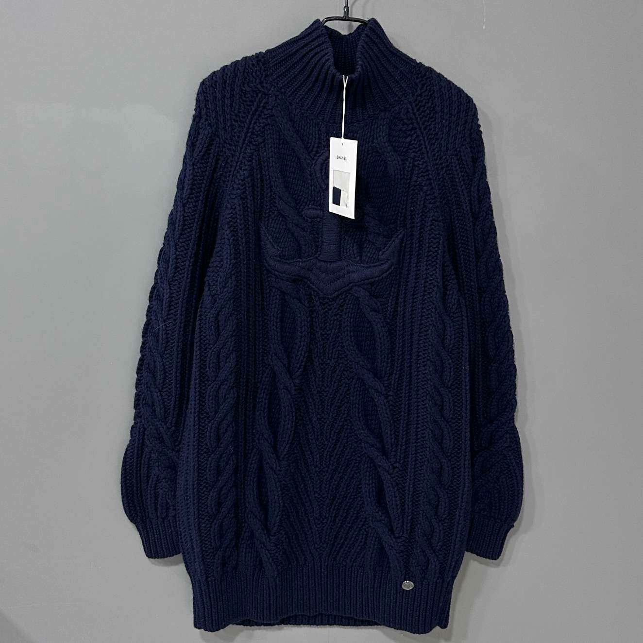 Chanel Chanel Knit Blue Sweater it_38 Women Size XS / US 0-2 / IT 36-38 - 3 Thumbnail