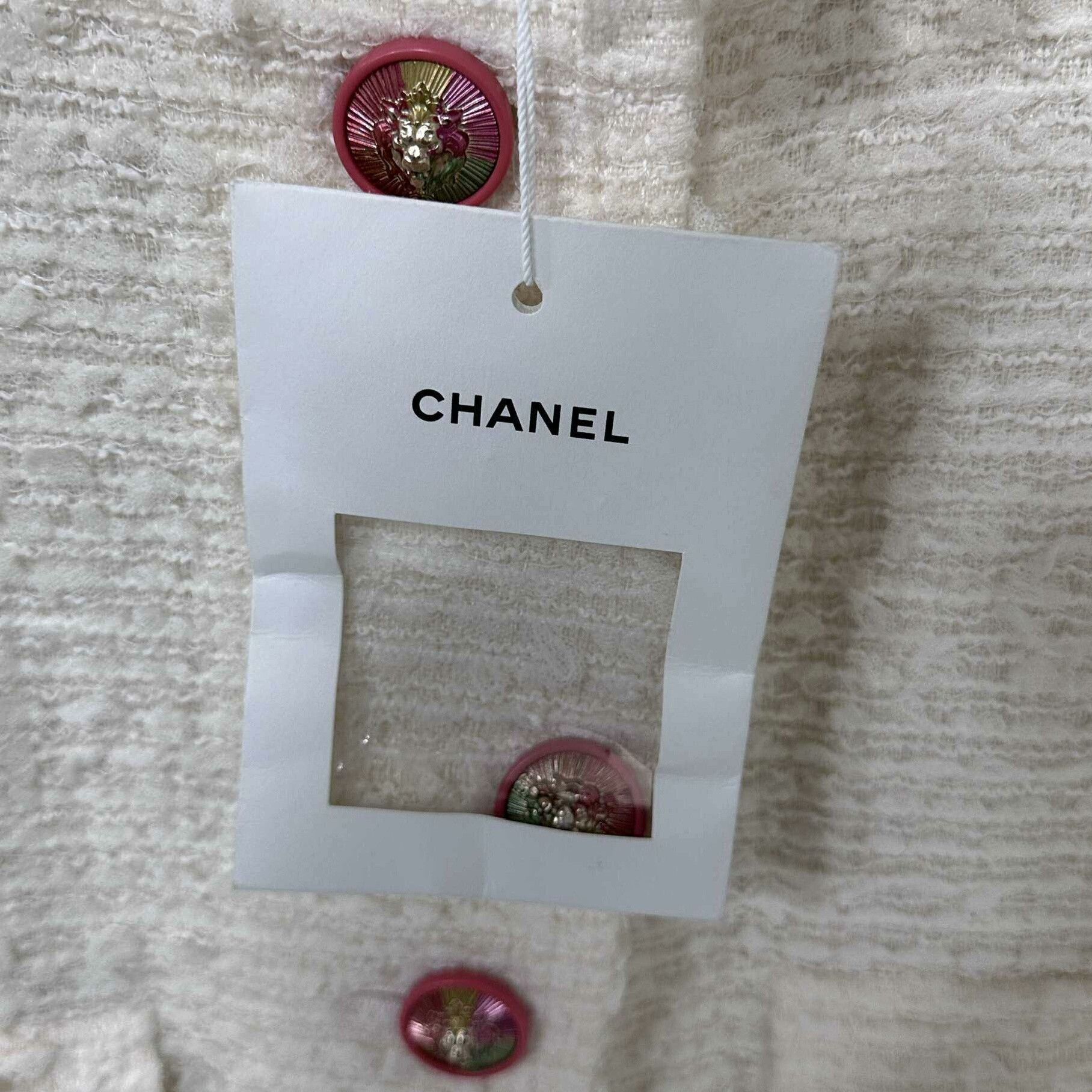 Chanel Chanel Formal White Jacket it_38 Women Size XS / US 0-2 / IT 36-38 - 6 Thumbnail
