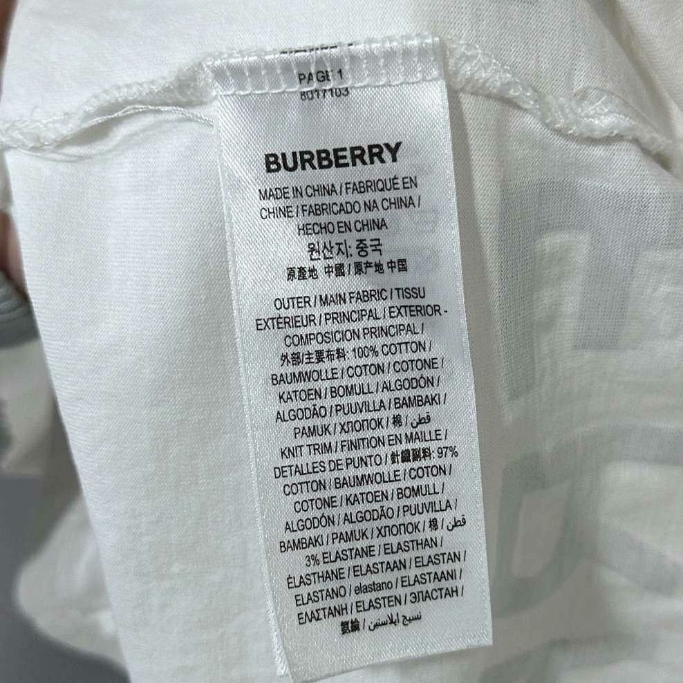 Burberry Burberry White T-Shirt XS Men Size US XS / EU 42 / 0 - 5 Thumbnail