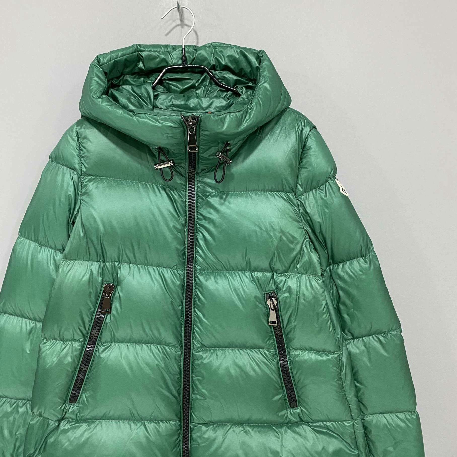 Moncler Moncler Down Green Down Jacket it_40 Women Size S / US 4 / IT 40 - 2 Thumbnail