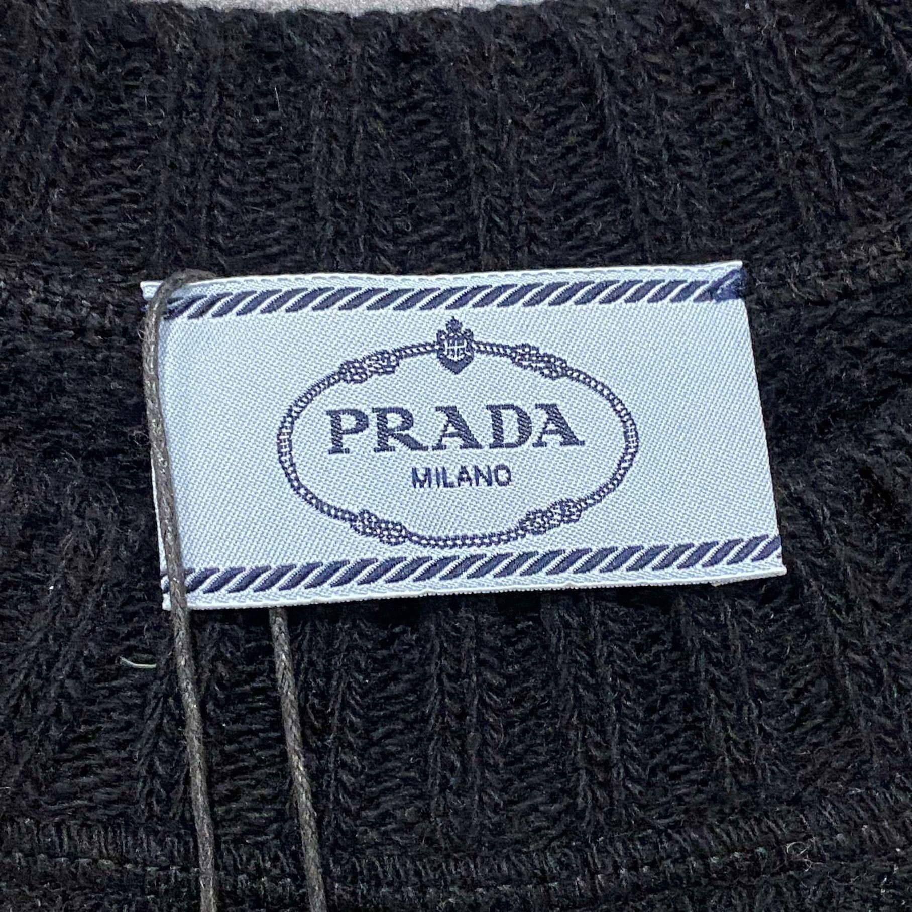 Prada Prada Retro Black Sweater it_38 Women Size XS / US 0-2 / IT 36-38 - 3 Thumbnail