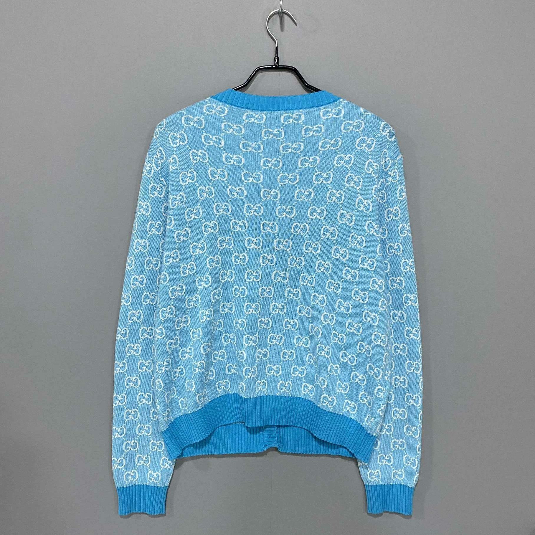 Gucci Gucci Blue Sweater L Women Size L / US 10 / IT 46 - 3 Thumbnail
