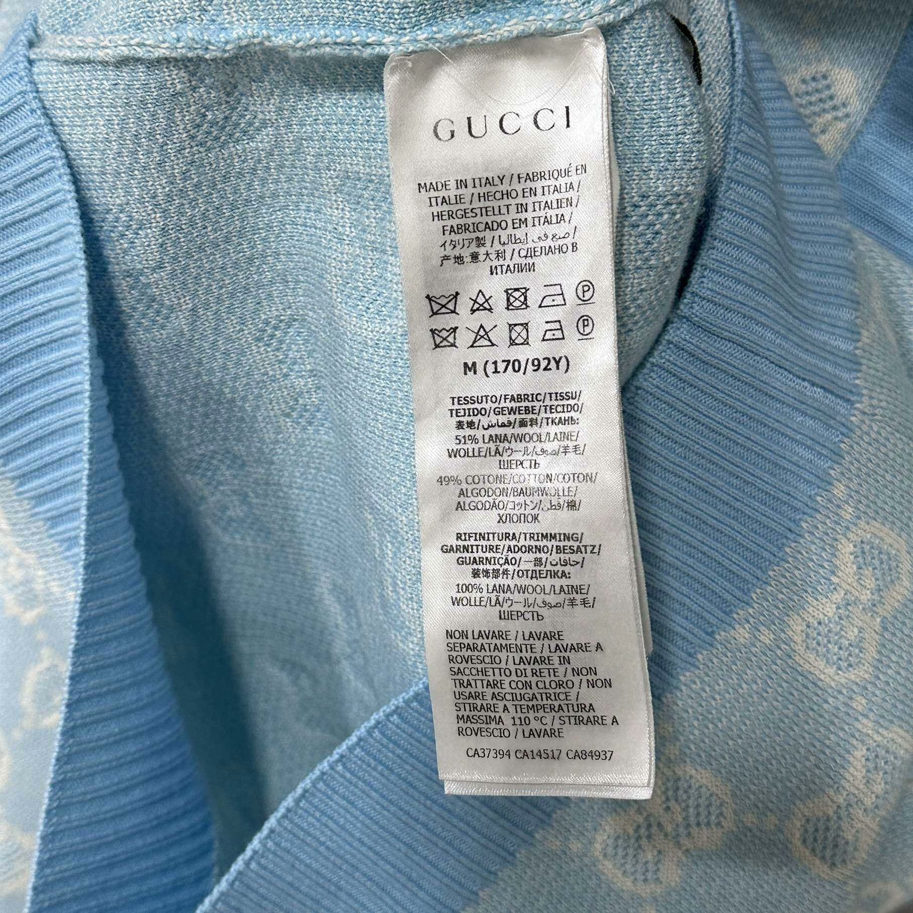 Gucci Gucci Blue Sweater M Women Size M / US 6-8 / IT 42-44 - 5 Thumbnail