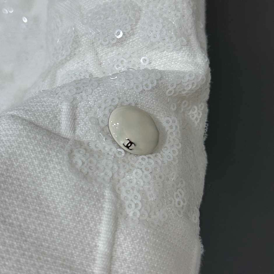 Chanel Chanel Embroidered White Dress it_34 Women Size XXS / US 00 / IT 34 - 4 Thumbnail