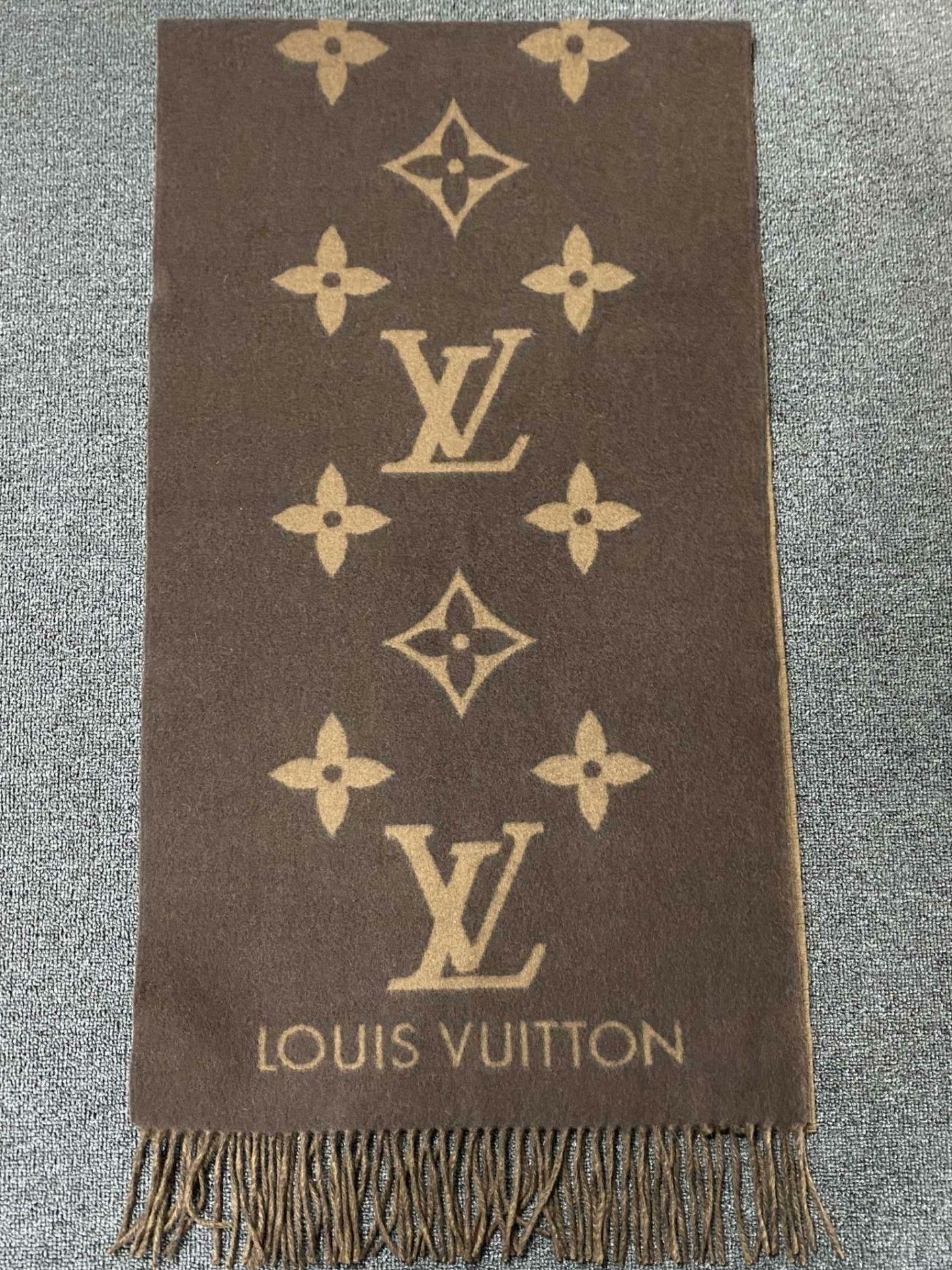 Louis Vuitton Louis Vuitton Brown Scarf one size Men Size ONE SIZE - 3 Thumbnail