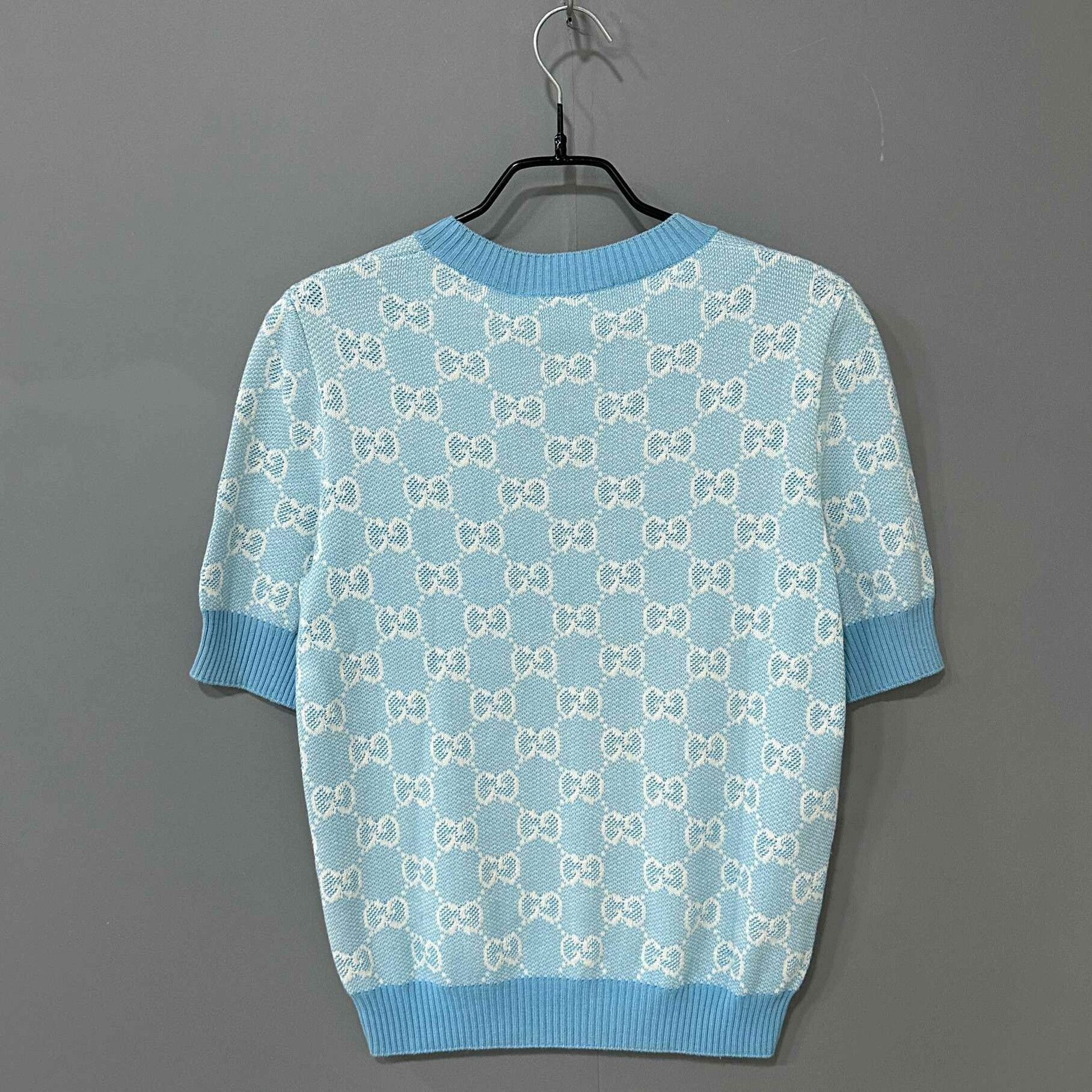 Gucci Gucci Knit Blue Sweater S Women Size S / US 4 / IT 40 - 3 Thumbnail