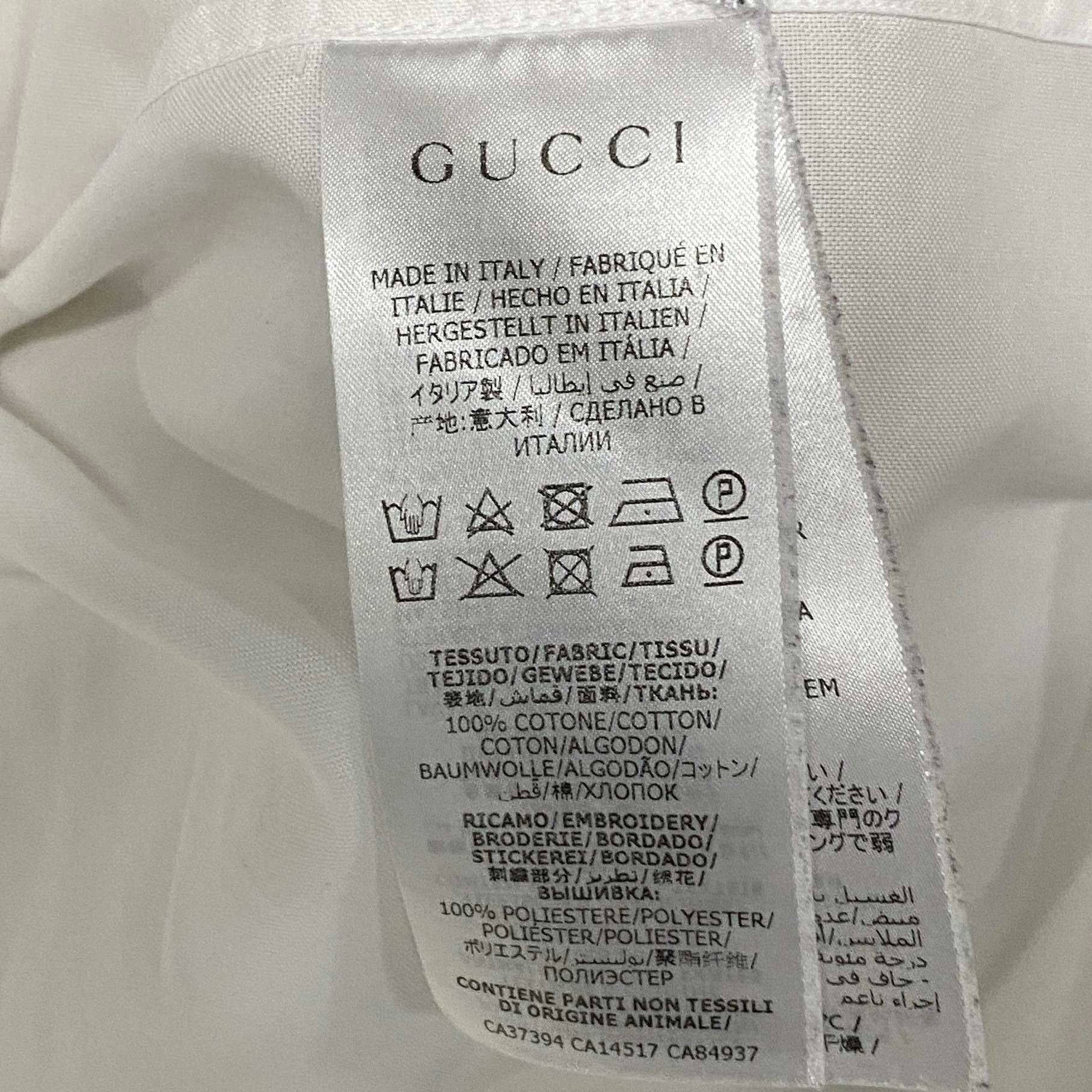 Gucci Gucci Embroidered Shirt s Men Size US S / EU 44-46 / 1 - 4 Thumbnail