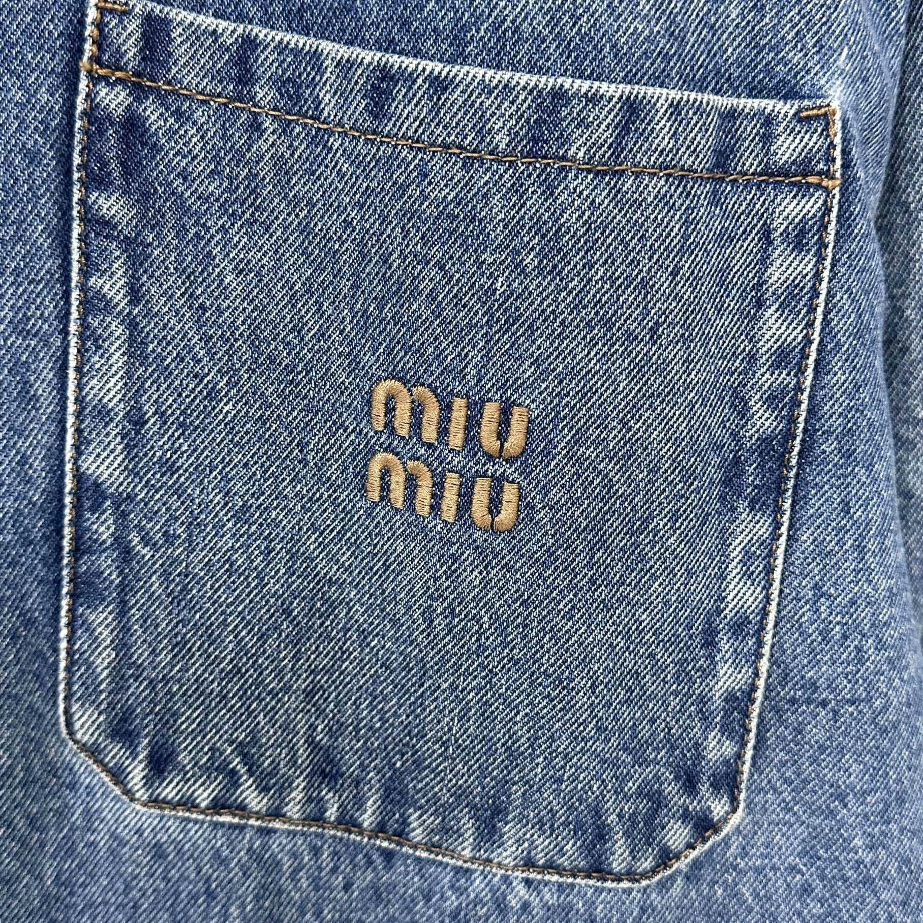 Miu Miu Miu Miu Retro Embroidered Jacket L Women Size L / US 10 / IT 46 - 4 Thumbnail
