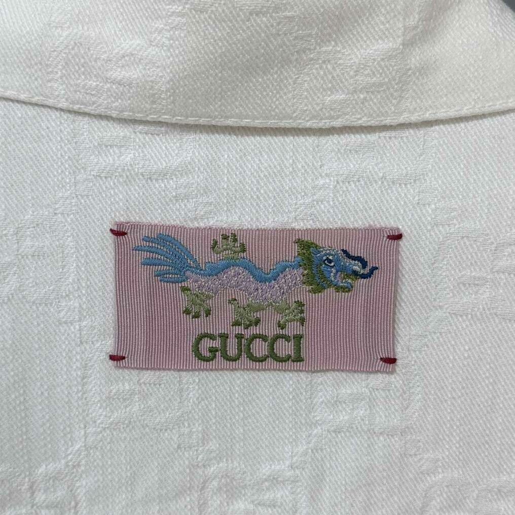 Gucci Gucci Denim White Jacket L Women Size L / US 10 / IT 46 - 6 Thumbnail