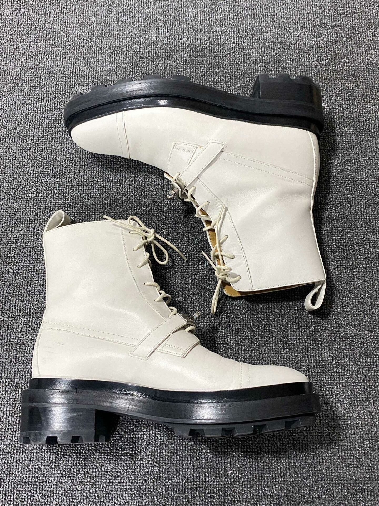 Hermes Hermes White Boots us_7-5 Women Size US 7.5 / IT 37.5 - 4 Thumbnail