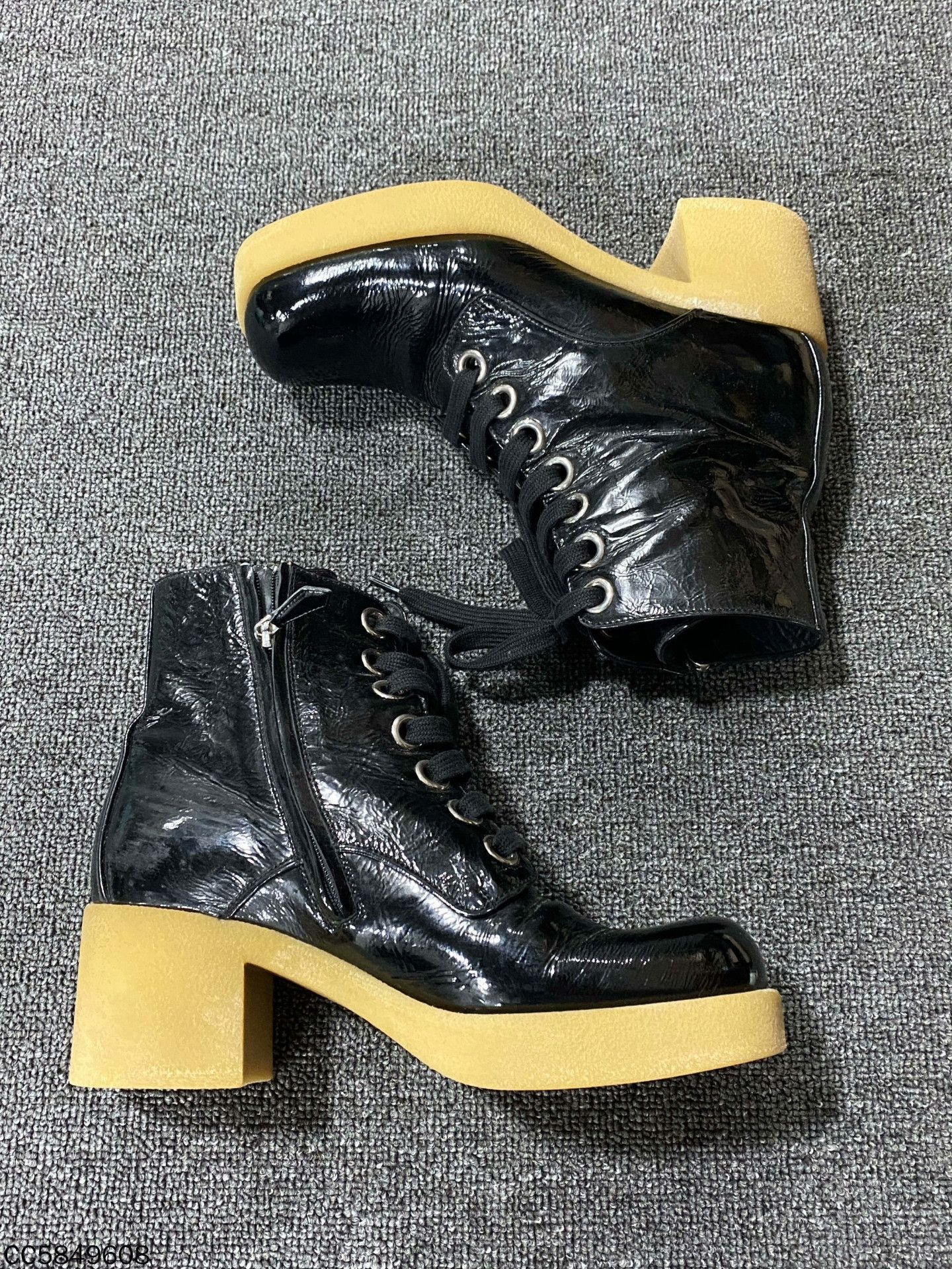 Miu Miu Miu Miu Patent Boots us_8 Women Size US 8 / IT 38 - 4 Thumbnail