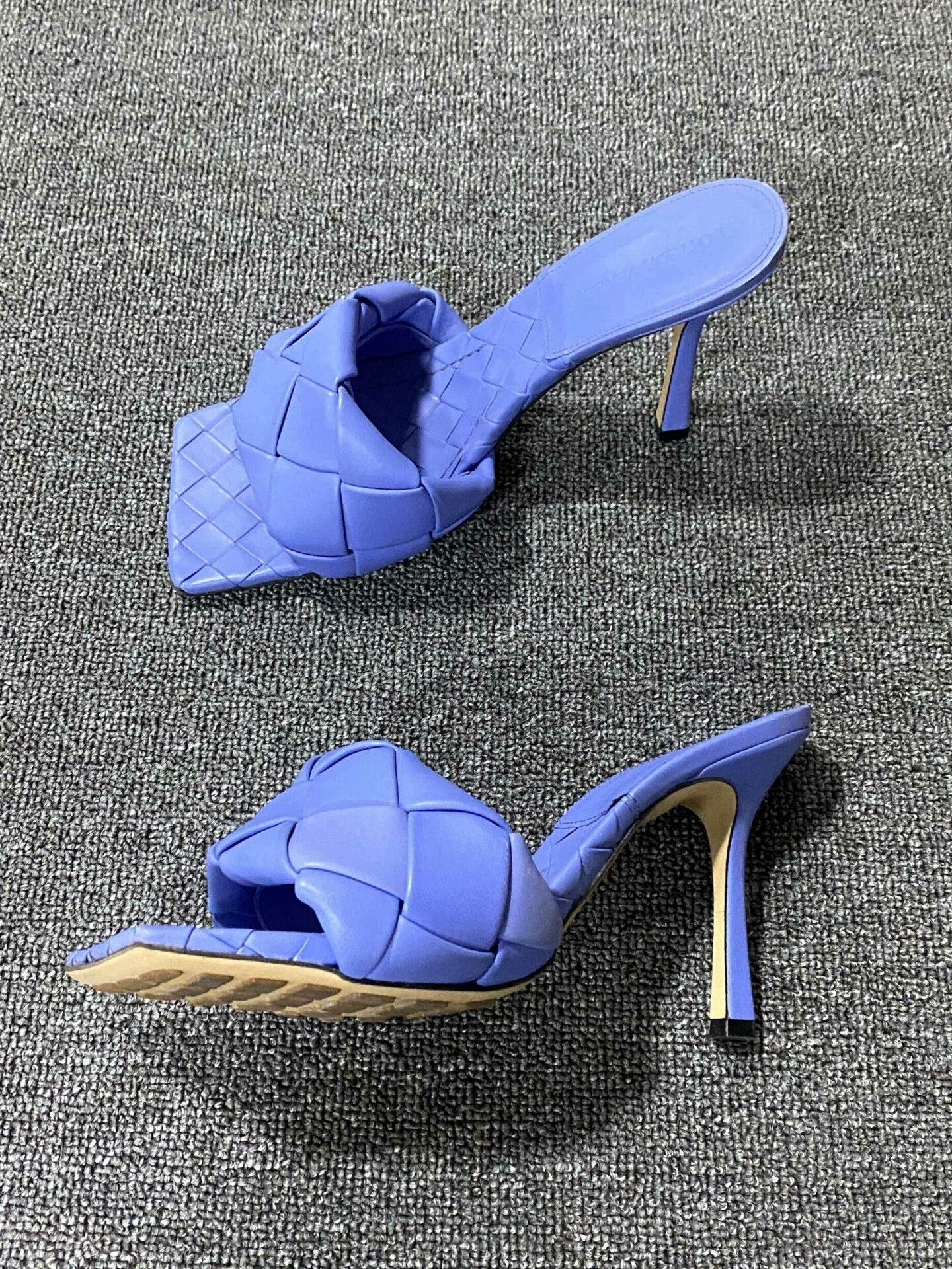 Bottega Veneta Bottega Veneta Knit Blue Sandals us_10 Women Size US 10 / IT 40 - 3 Thumbnail