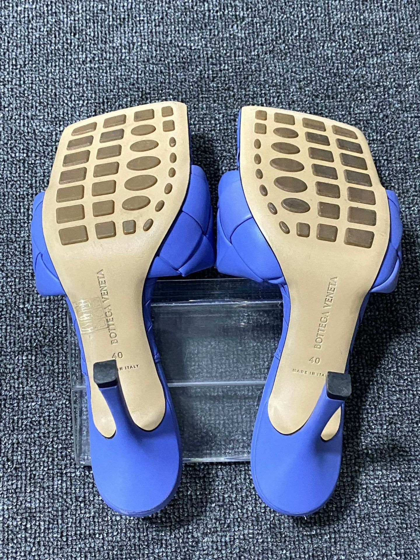 Bottega Veneta Bottega Veneta Knit Blue Sandals us_10 Women Size US 10 / IT 40 - 6 Thumbnail