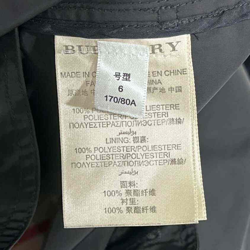Burberry Burberry Black Coat 6 Women Size XS / US 0-2 / IT 36-38 - 5 Thumbnail