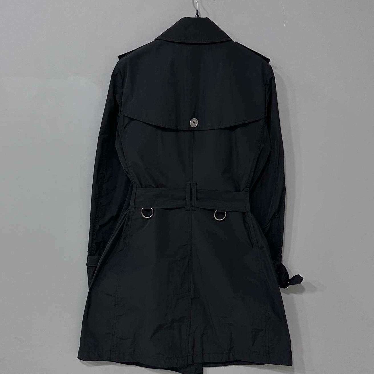 Burberry Burberry Black Coat 6 Women Size XS / US 0-2 / IT 36-38 - 3 Thumbnail