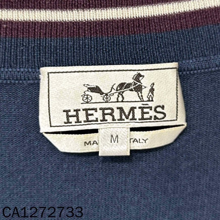 Hermes Hermes Blue Jacket M Women Size M / US 6-8 / IT 42-44 - 4 Thumbnail