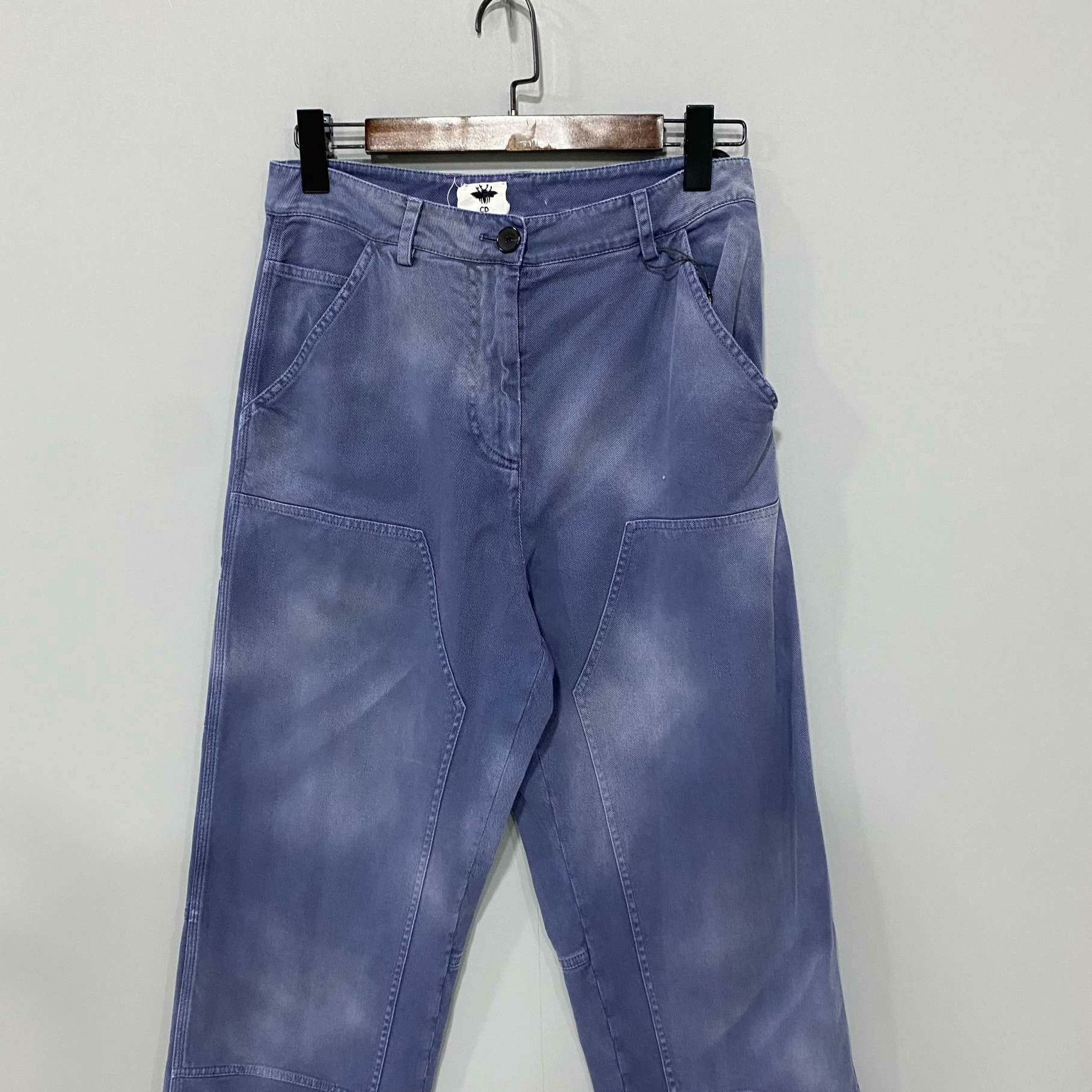 Dior Dior Washed Blue Casual Pants 28 Men Size US 28 / EU 44 - 2 Thumbnail